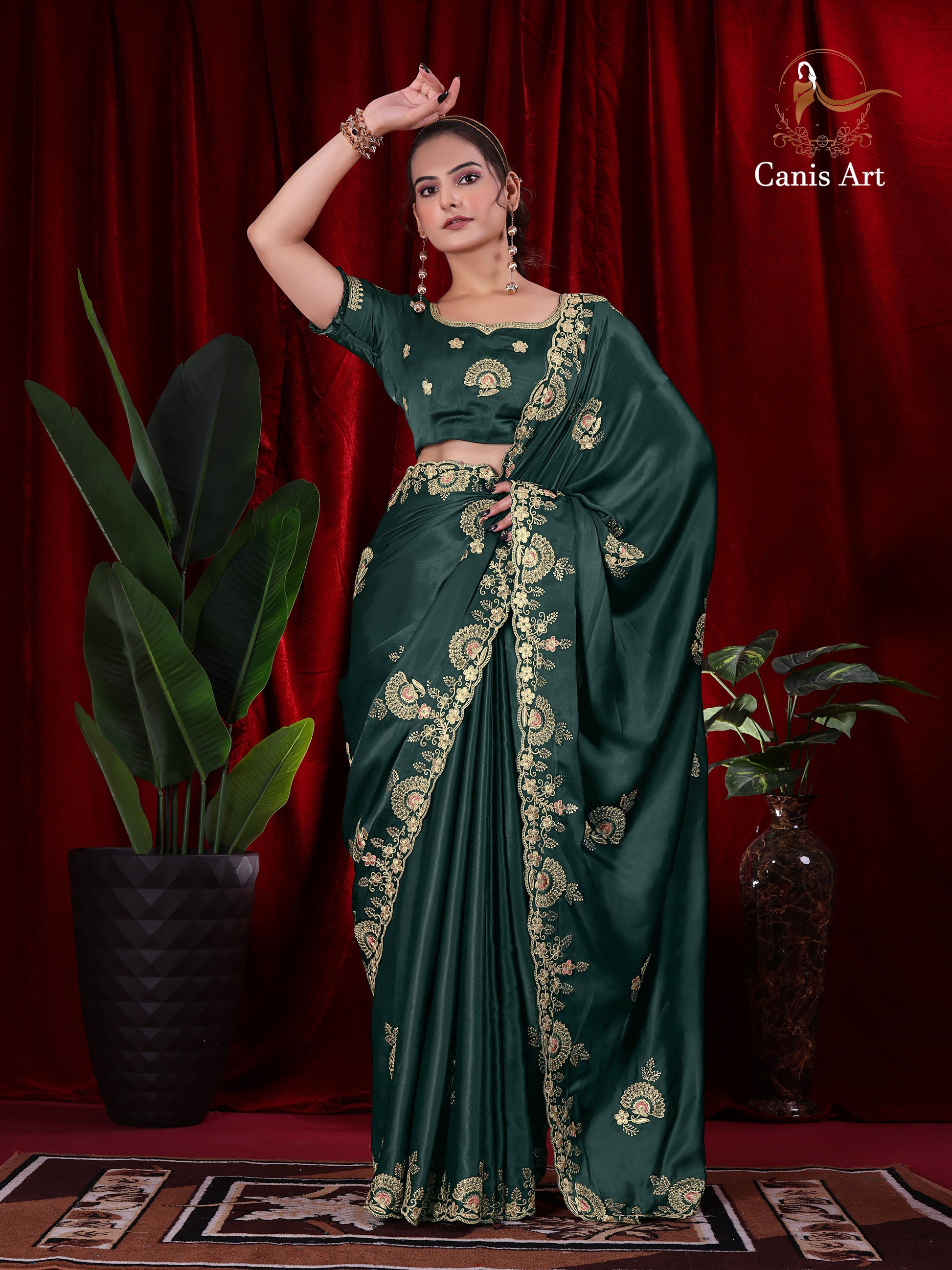 Heavy fendy satin silk