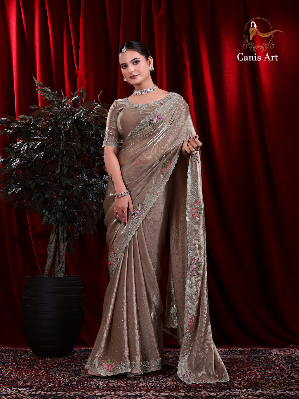 Heavy fendy satin silk