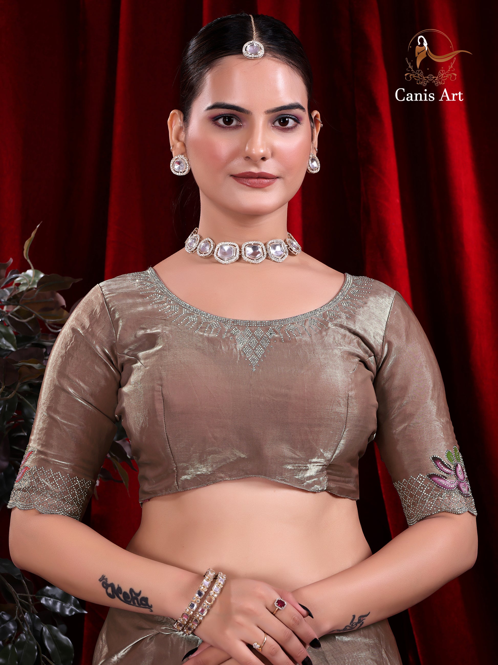 Heavy fendy satin silk