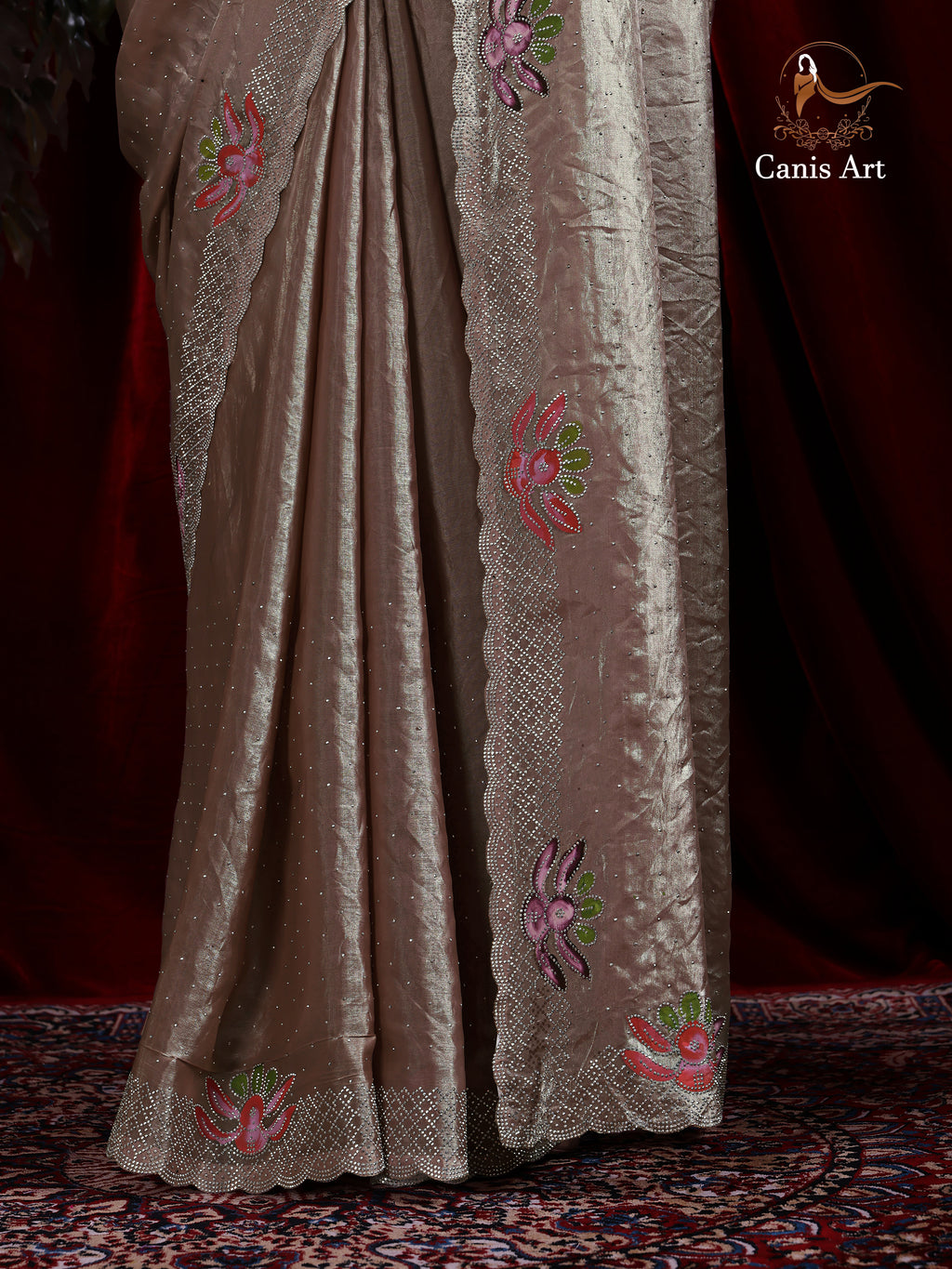Heavy fendy satin silk