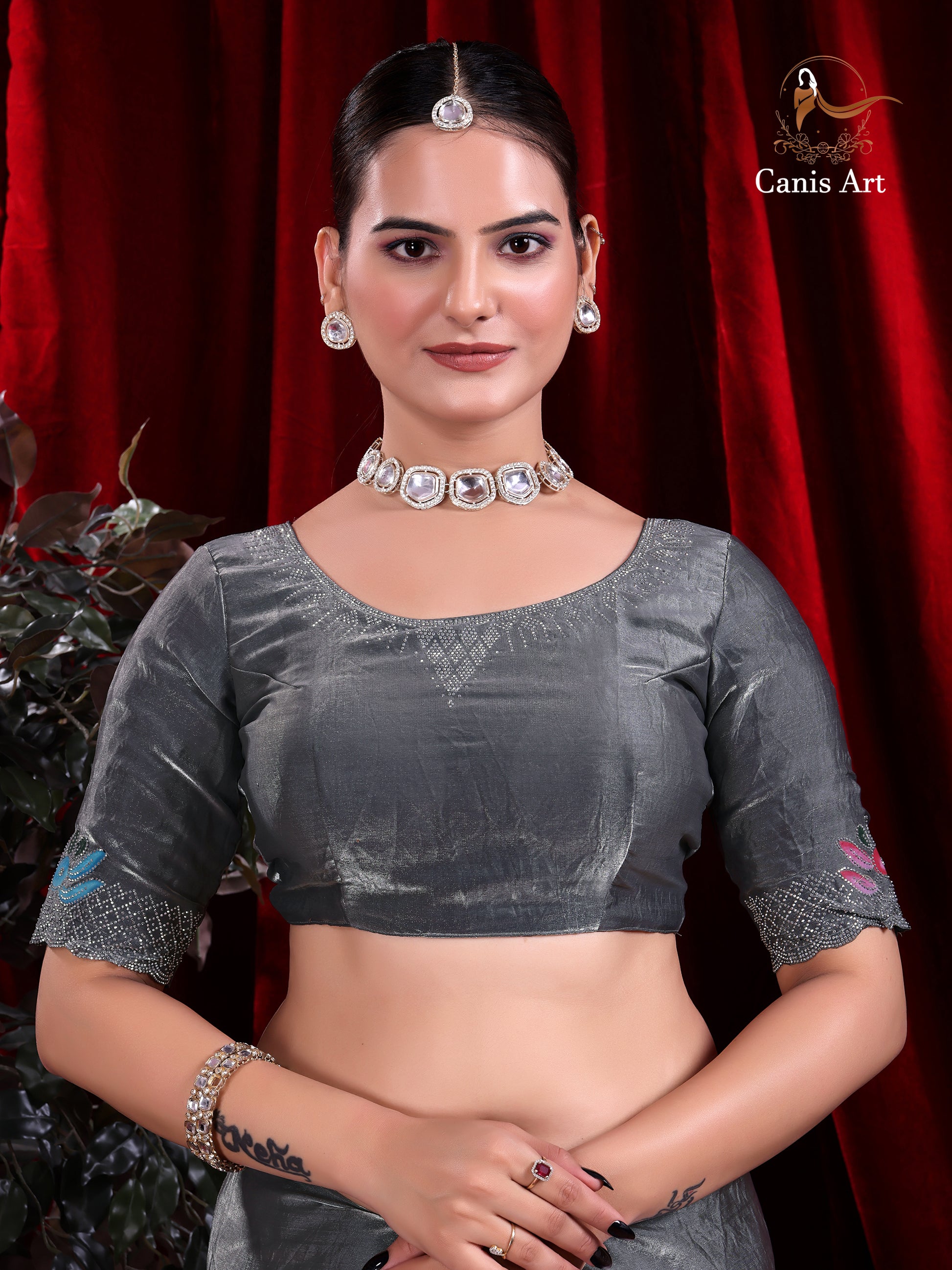 Heavy fendy satin silk