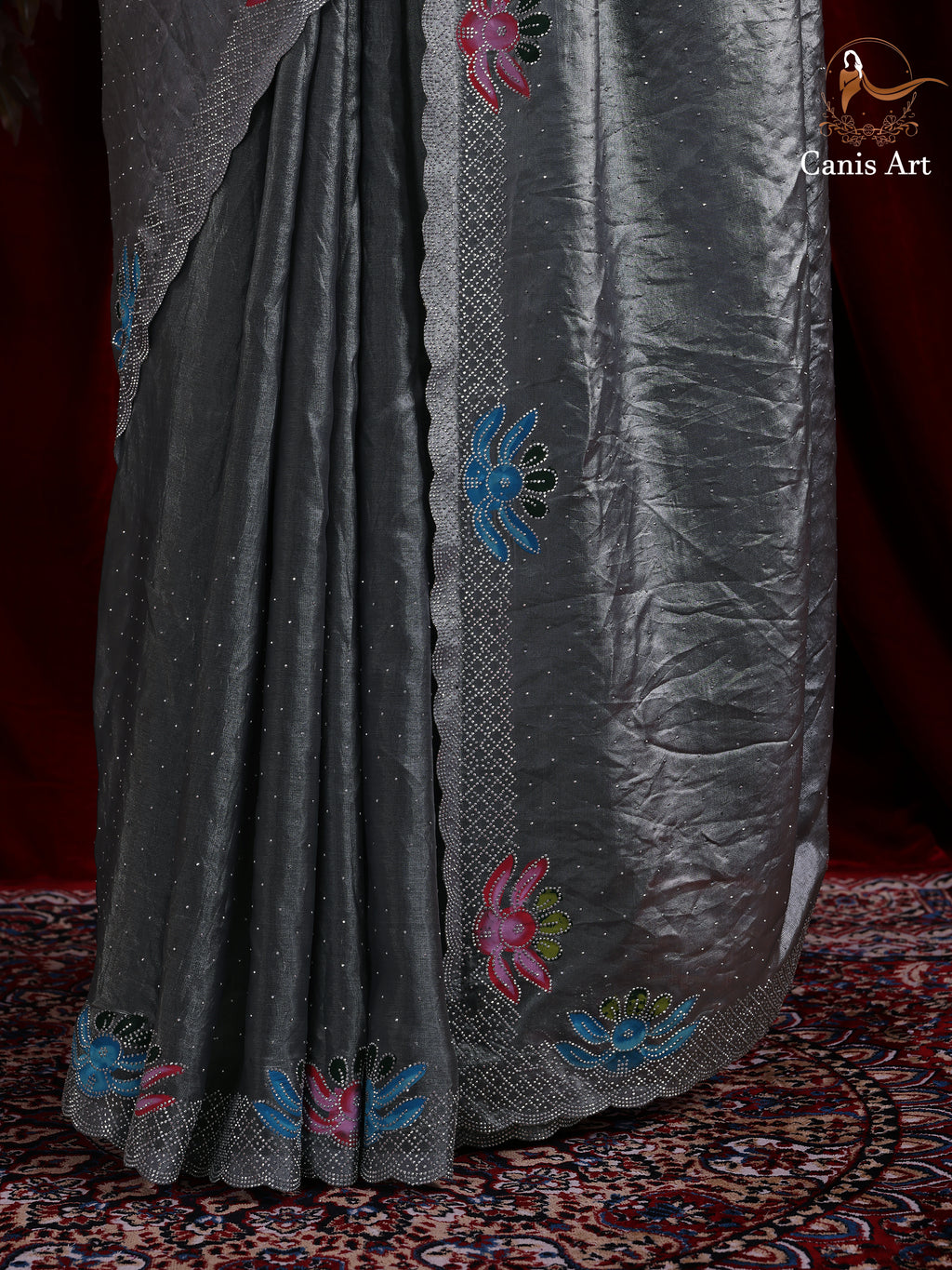 Heavy fendy satin silk
