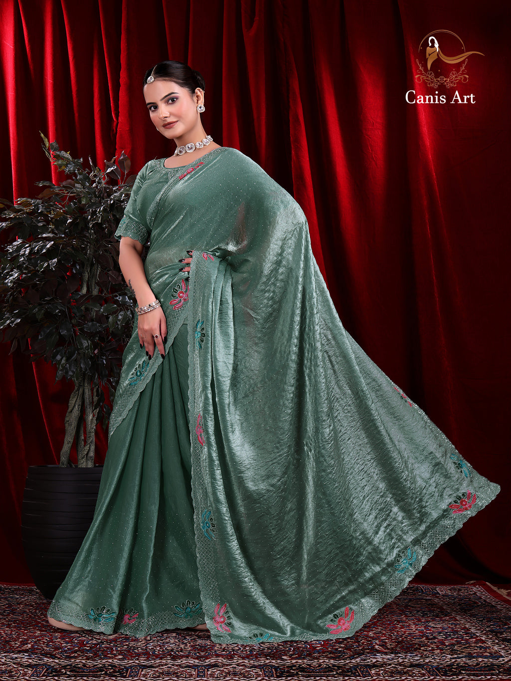 Heavy fendy satin silk