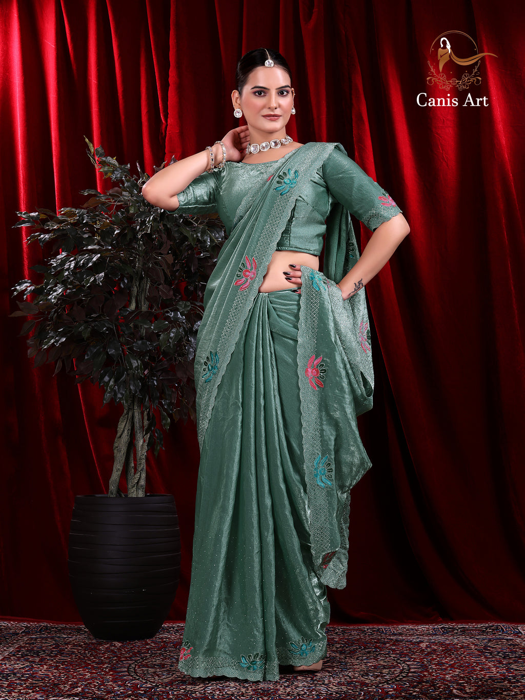 Heavy fendy satin silk