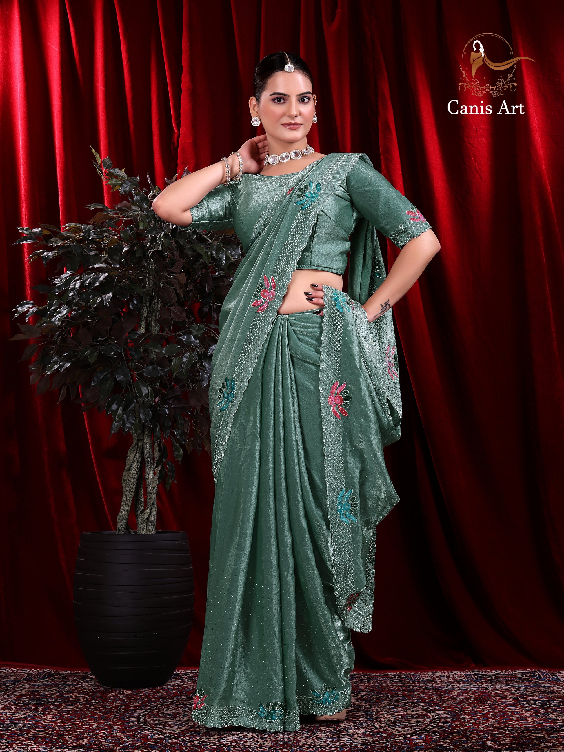 Heavy fendy satin silk