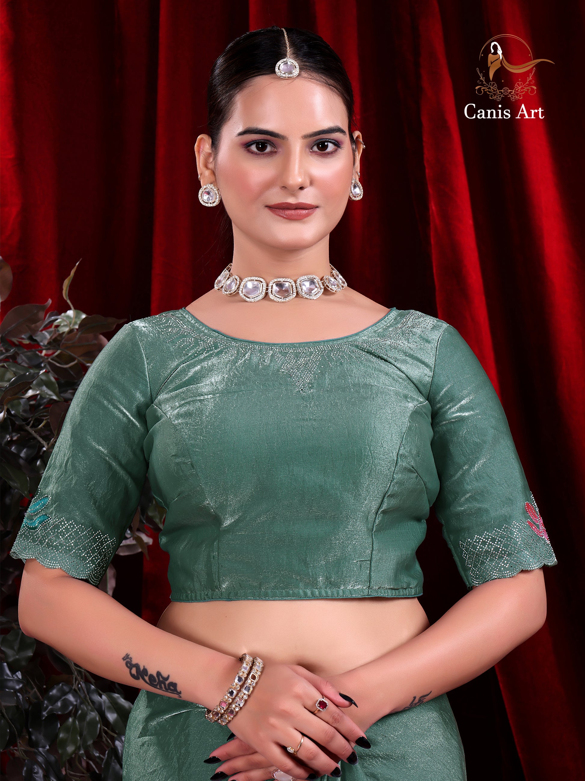 Heavy fendy satin silk