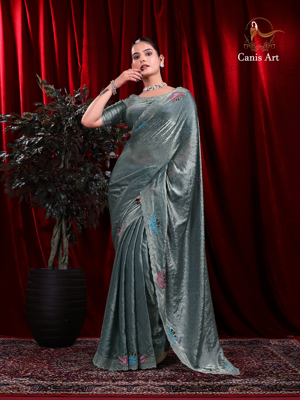 Heavy fendy satin silk