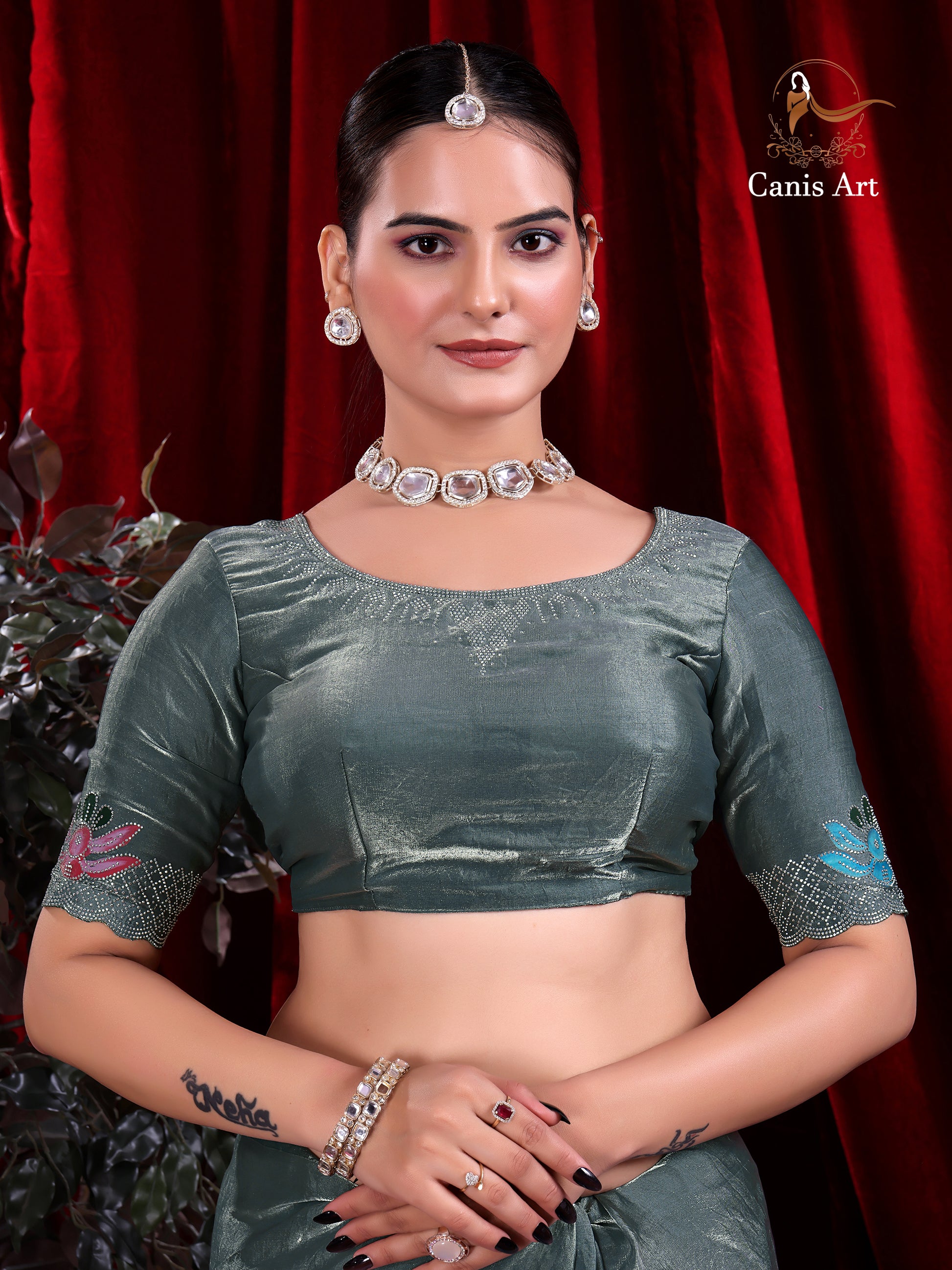 Heavy fendy satin silk