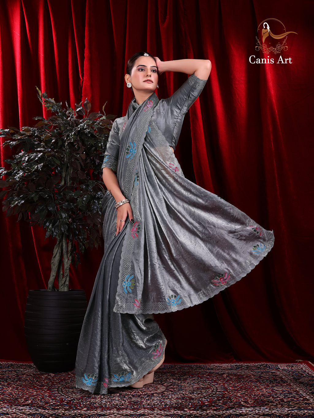 Heavy fendy satin silk