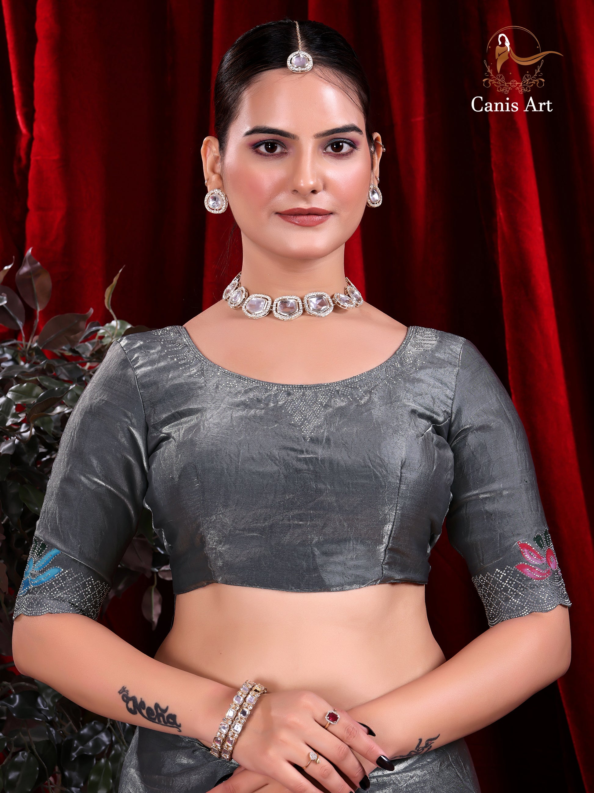 Heavy fendy satin silk