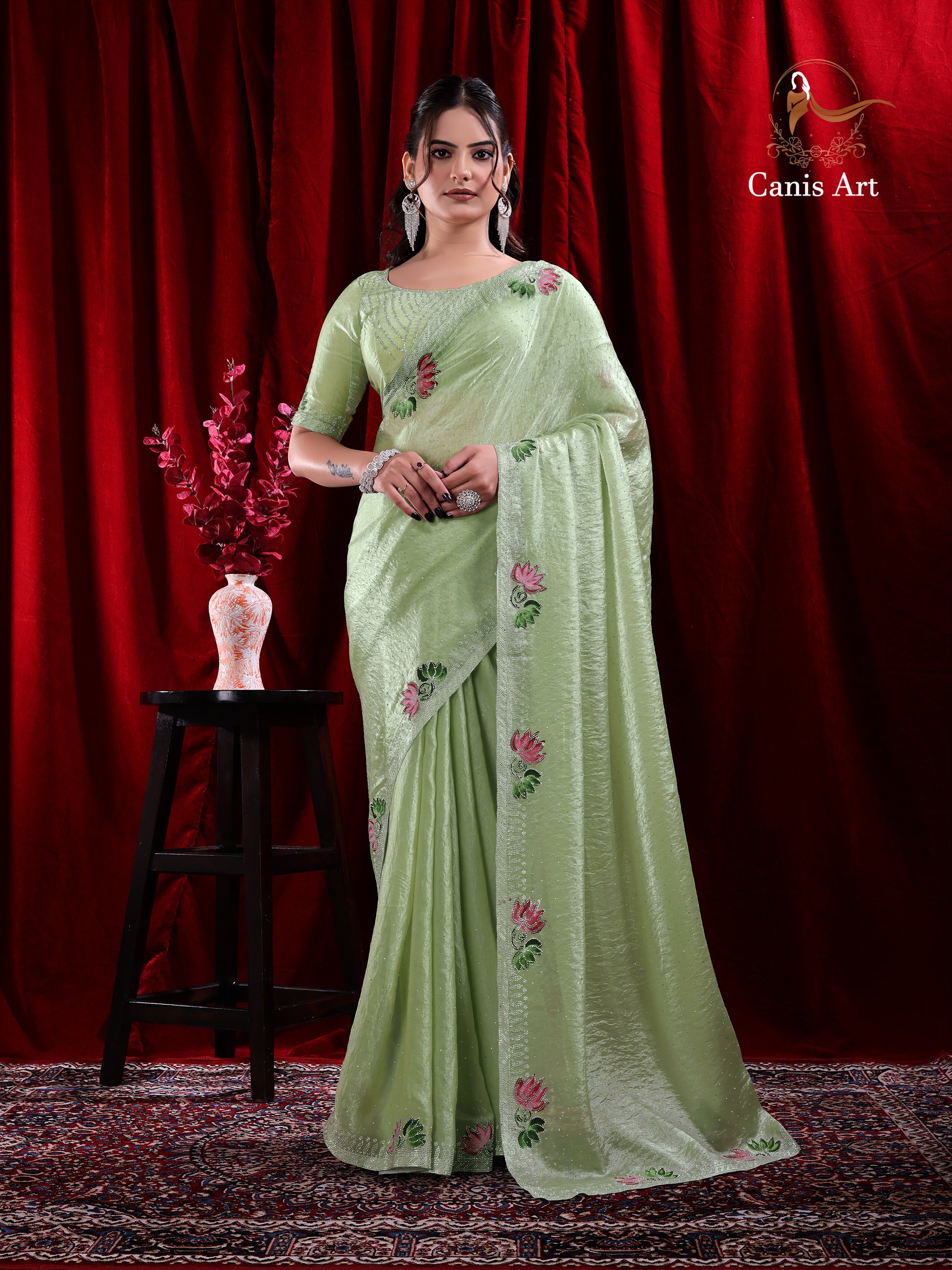 Heavy fendy satin silk