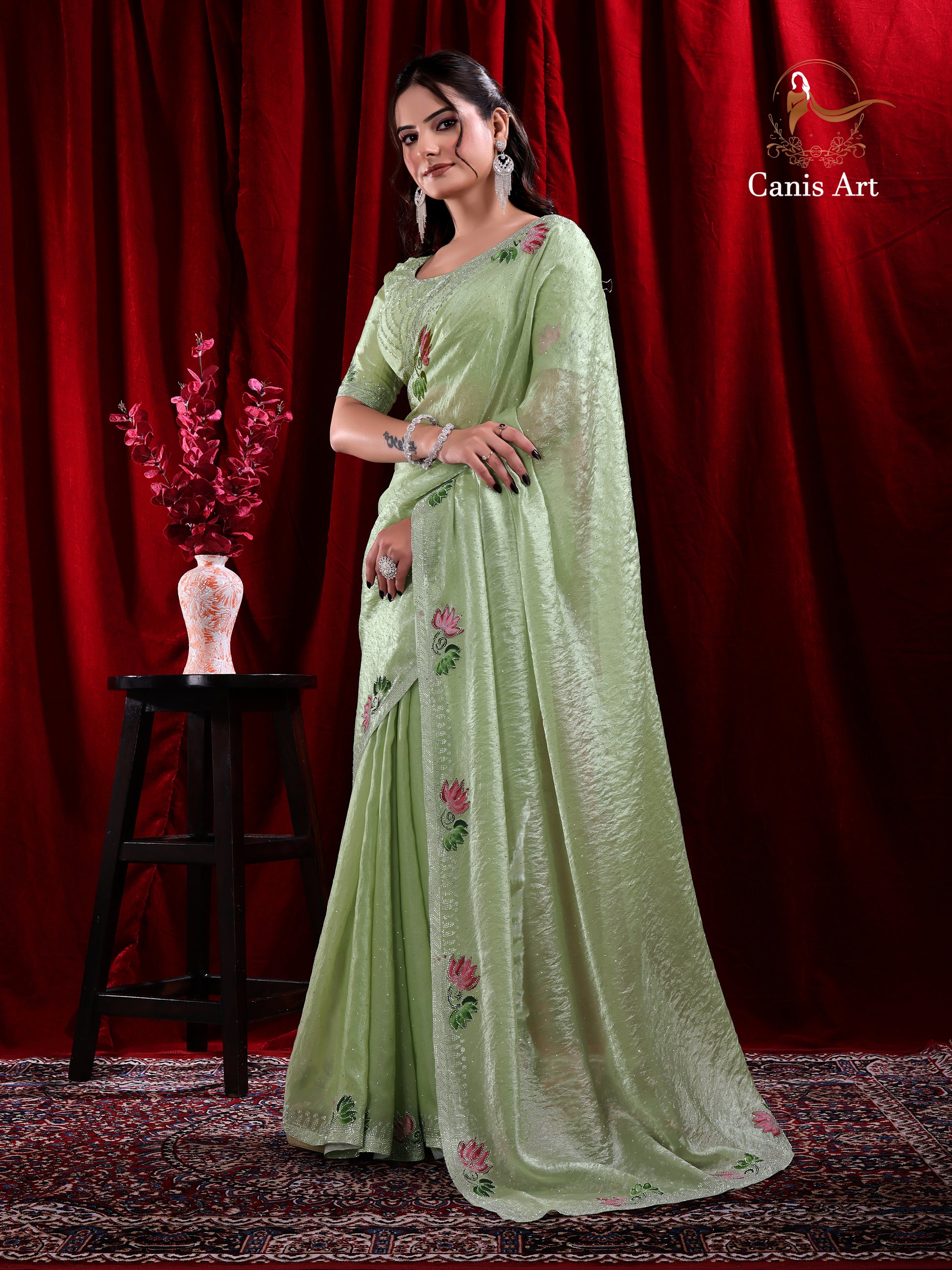 Heavy fendy satin silk