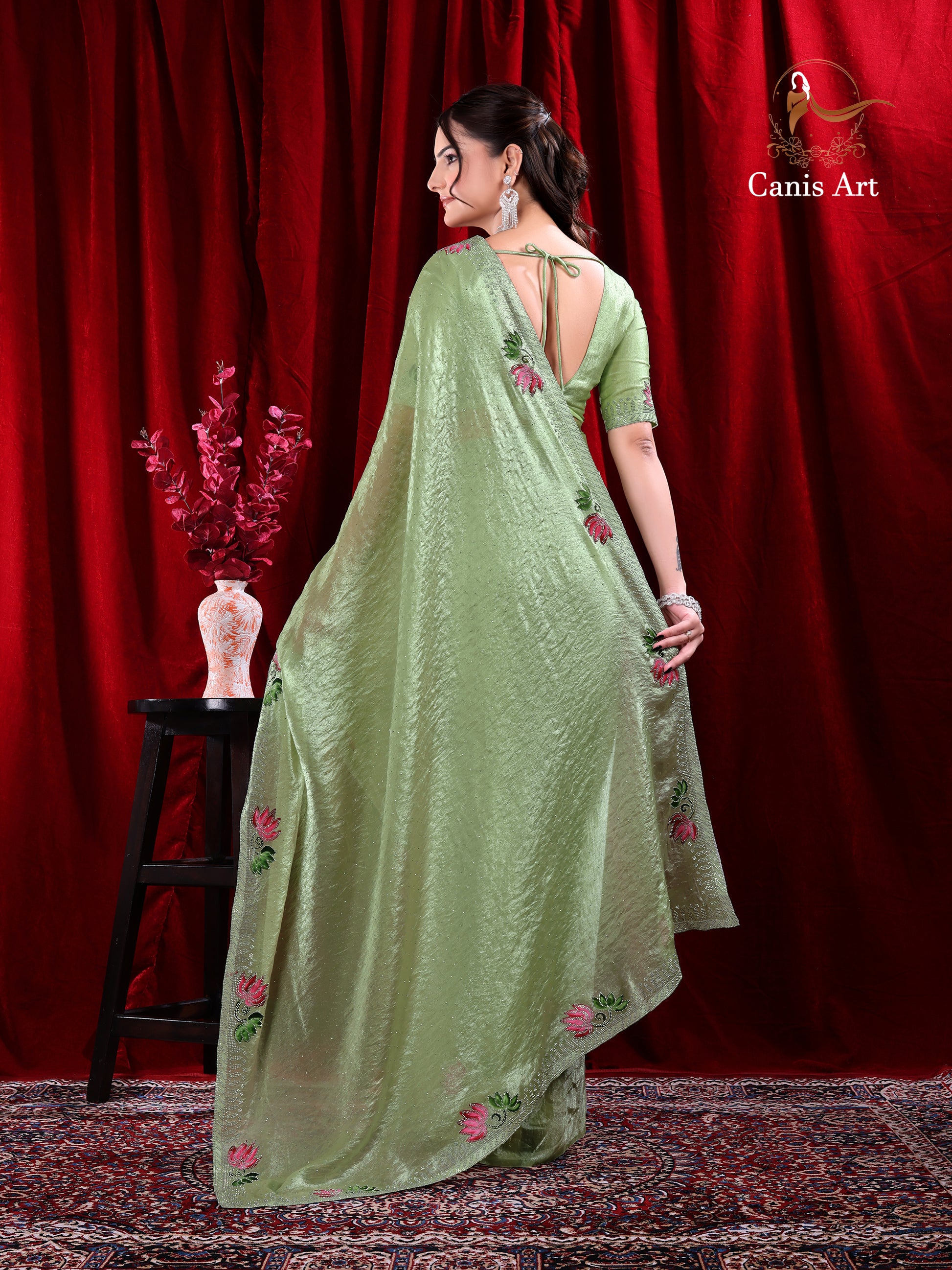 Heavy fendy satin silk