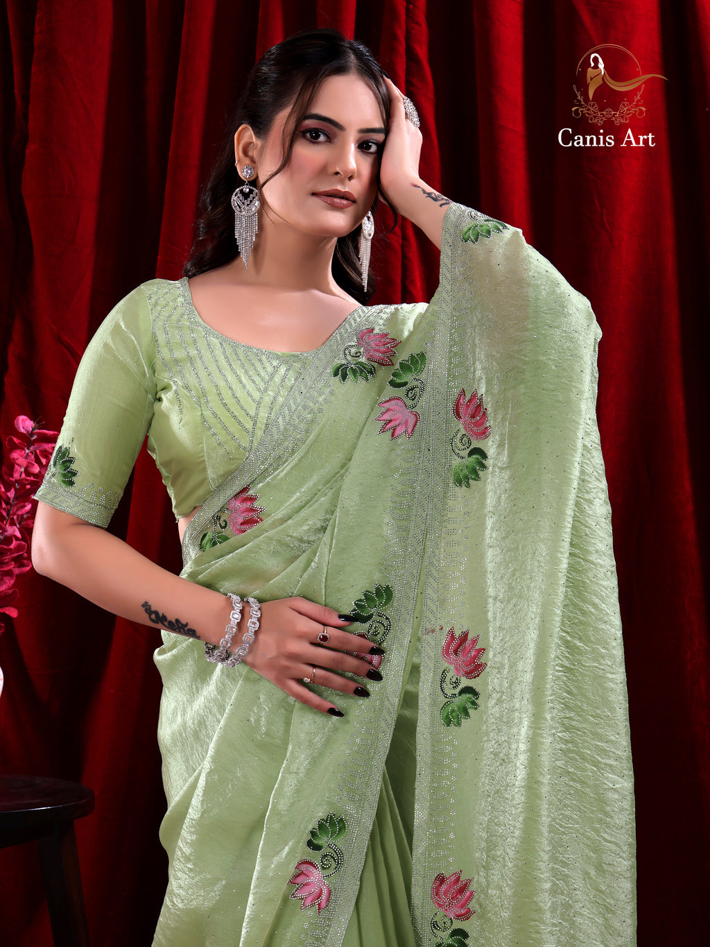 Heavy fendy satin silk