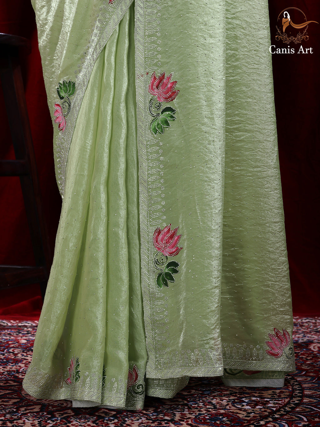 Heavy fendy satin silk
