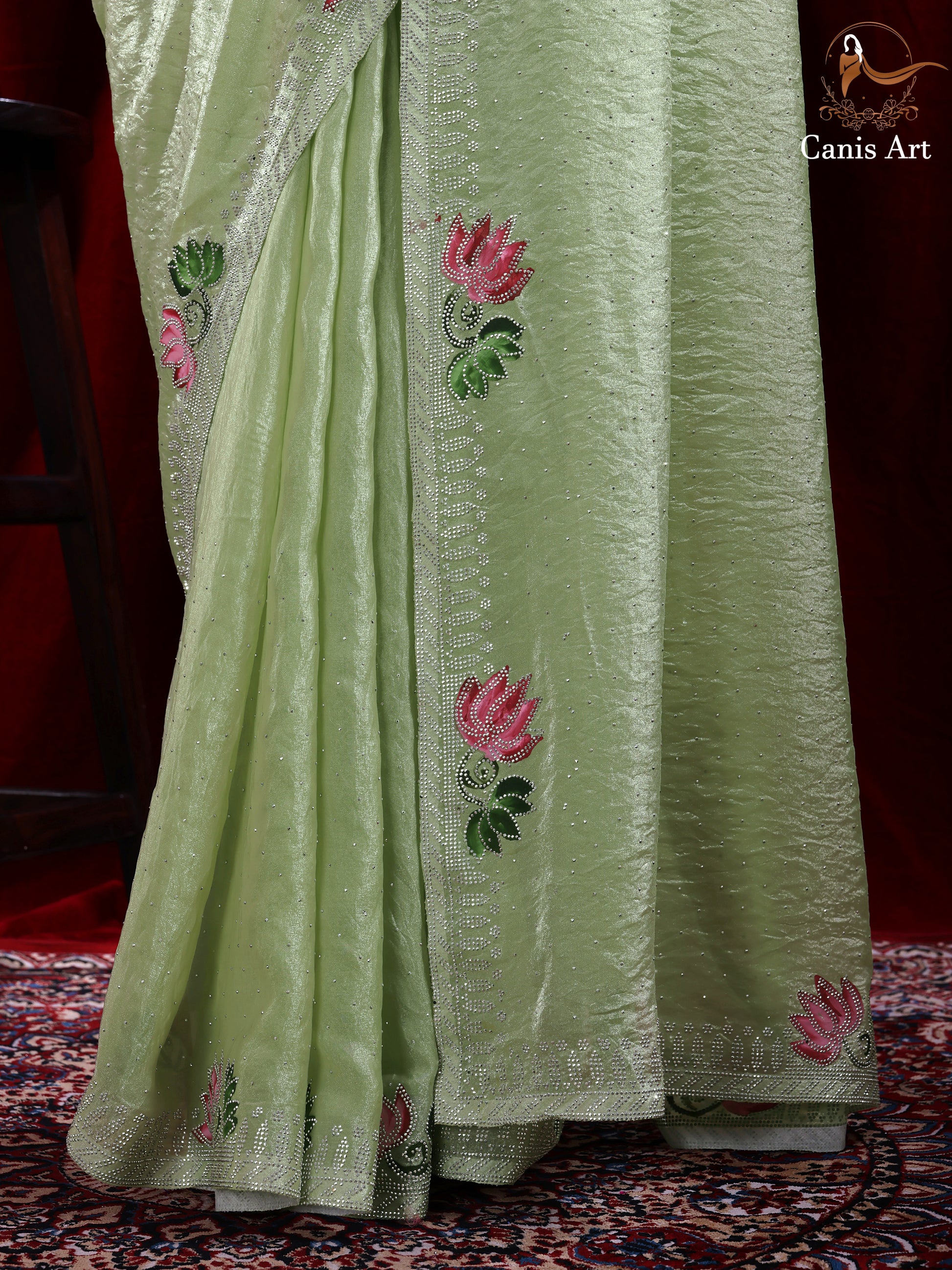 Heavy fendy satin silk