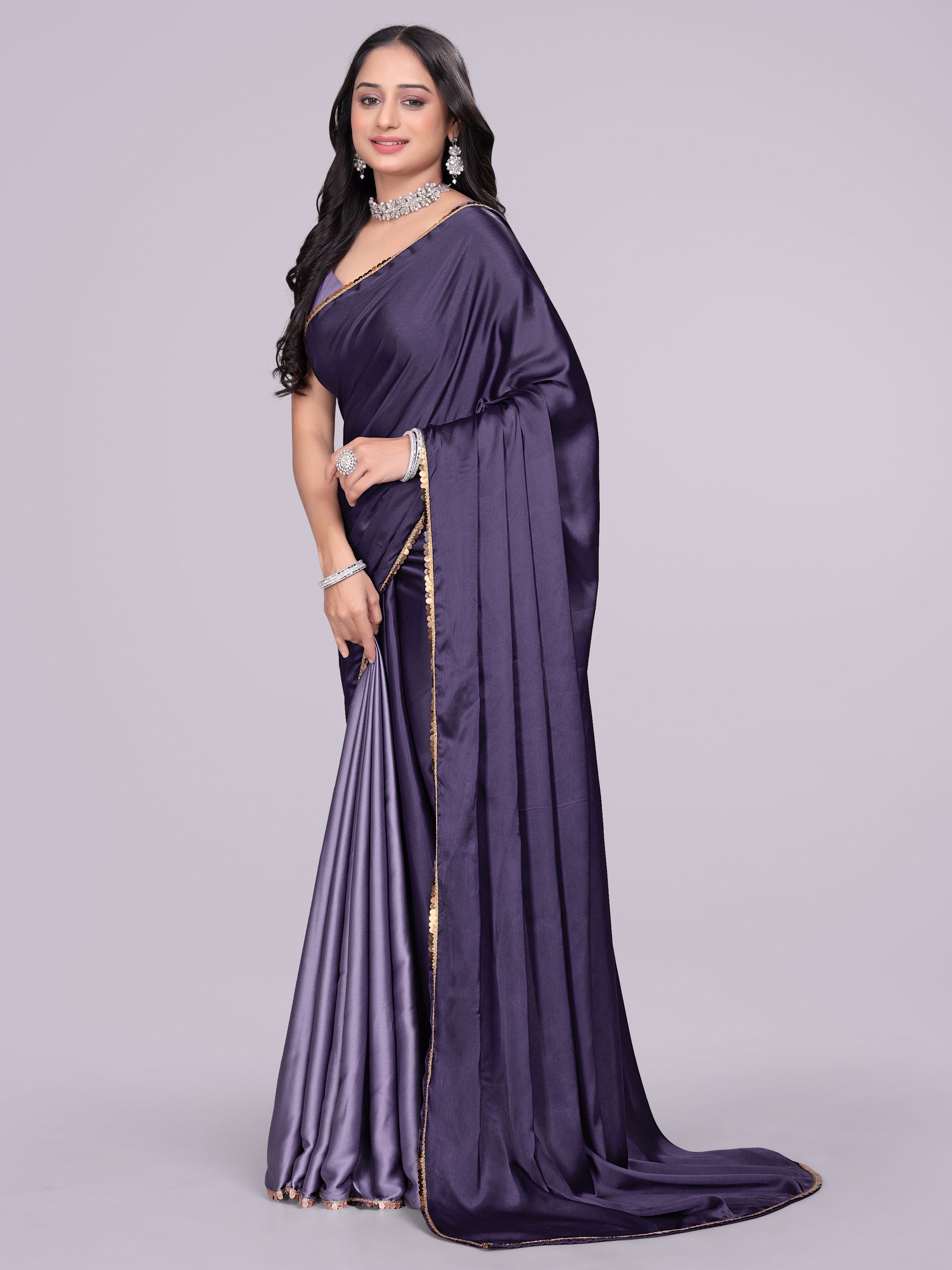 purple dark lavender - half multicolor