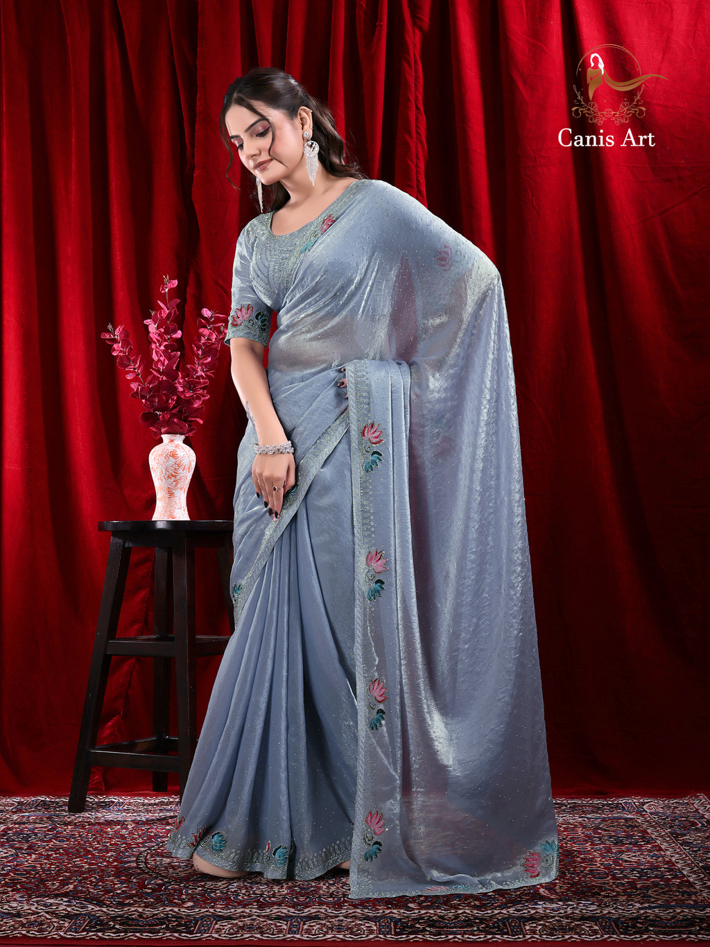 Heavy fendy satin silk