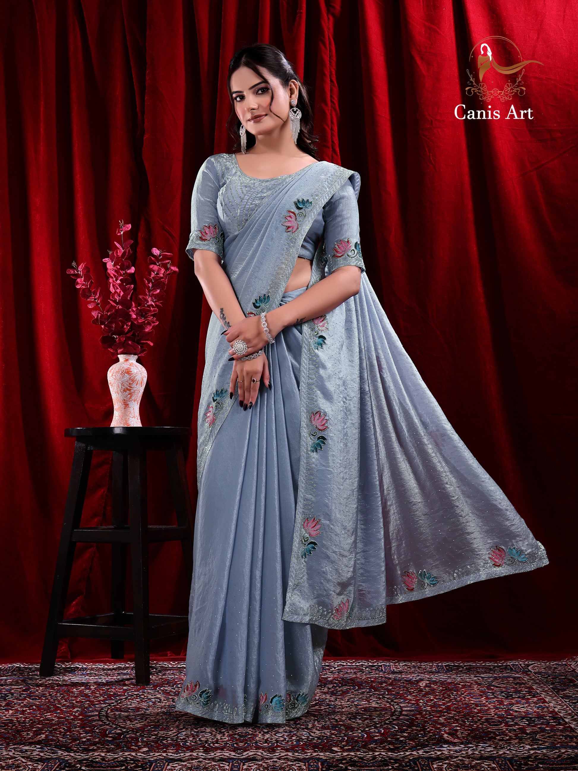 Heavy fendy satin silk
