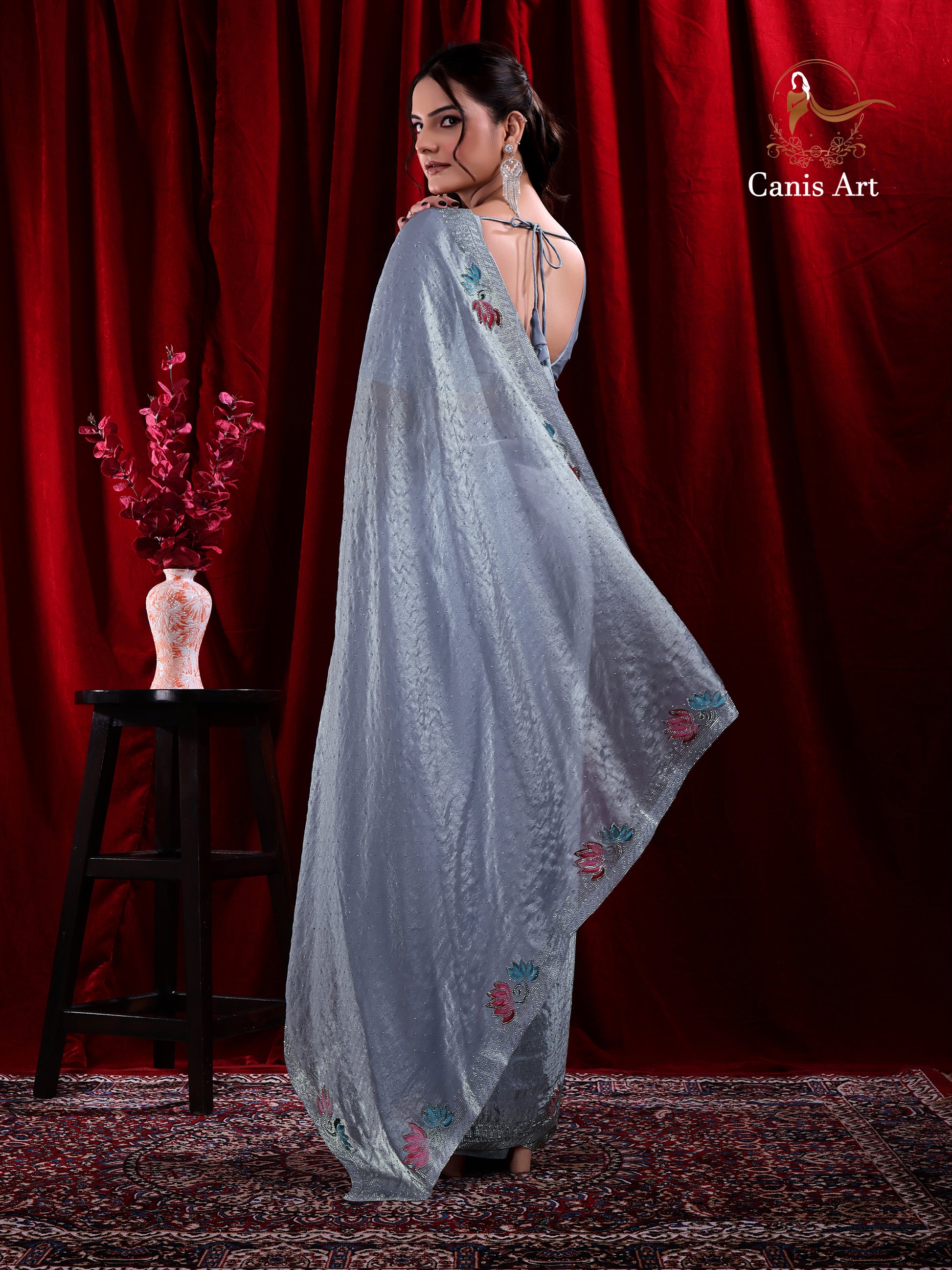 Heavy fendy satin silk