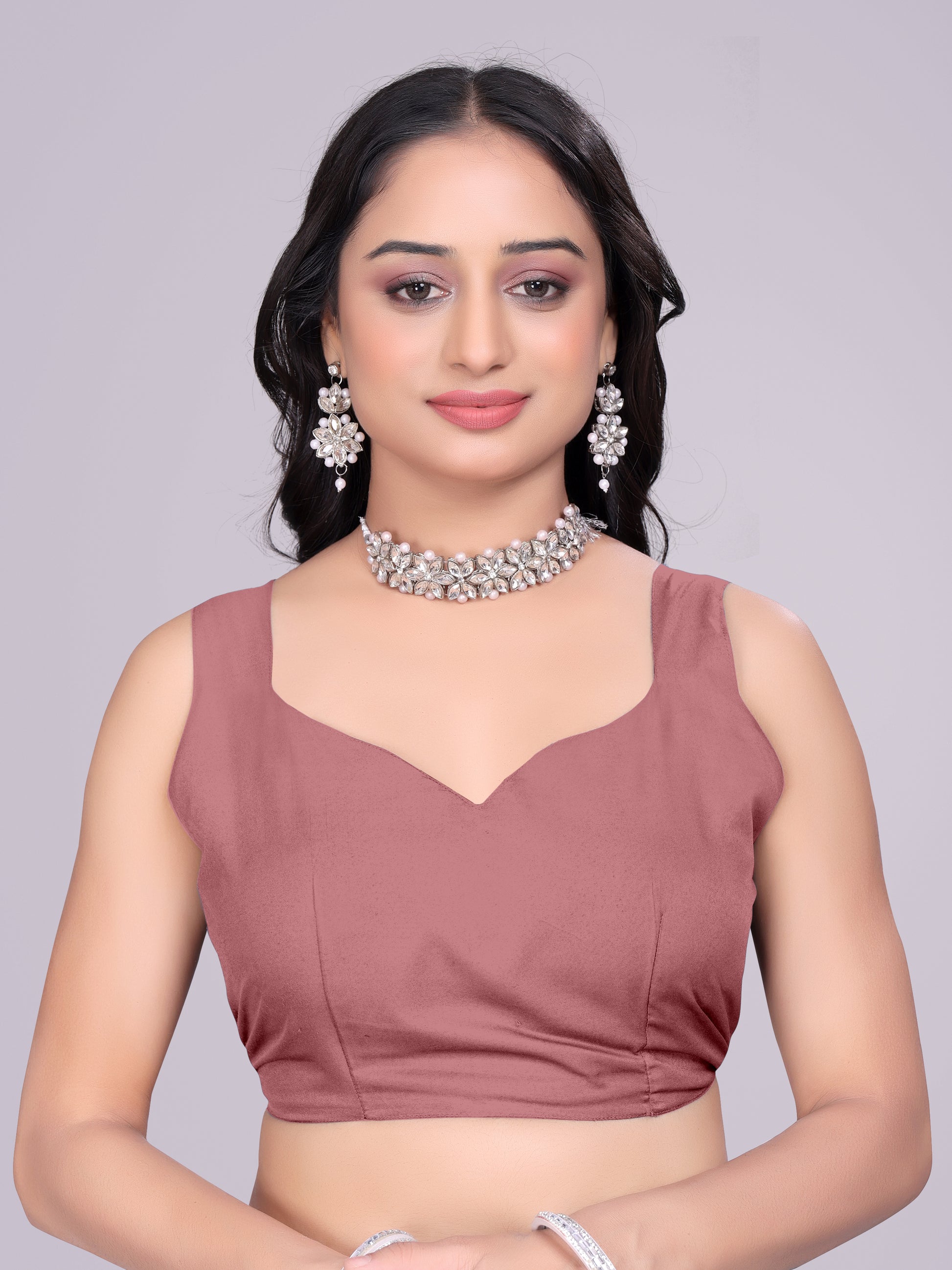 maroon dark gajari - half multicolor
