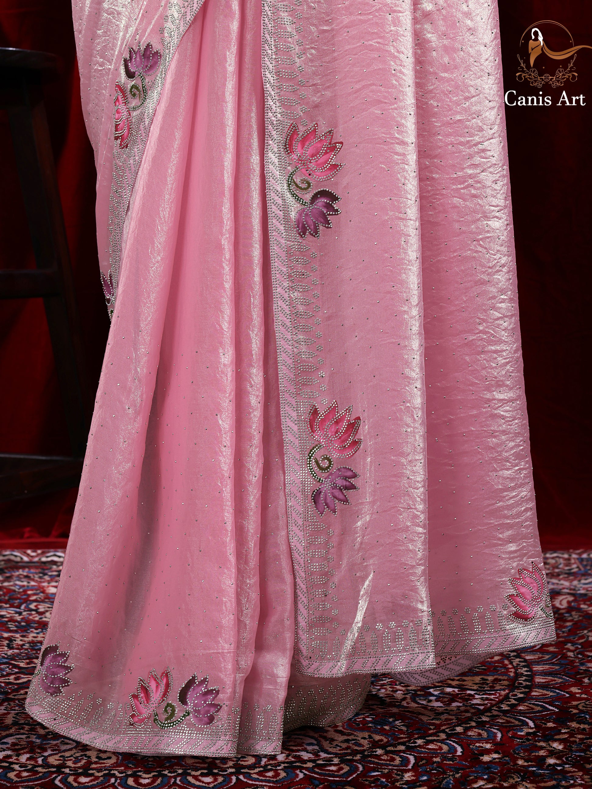 Heavy fendy satin silk