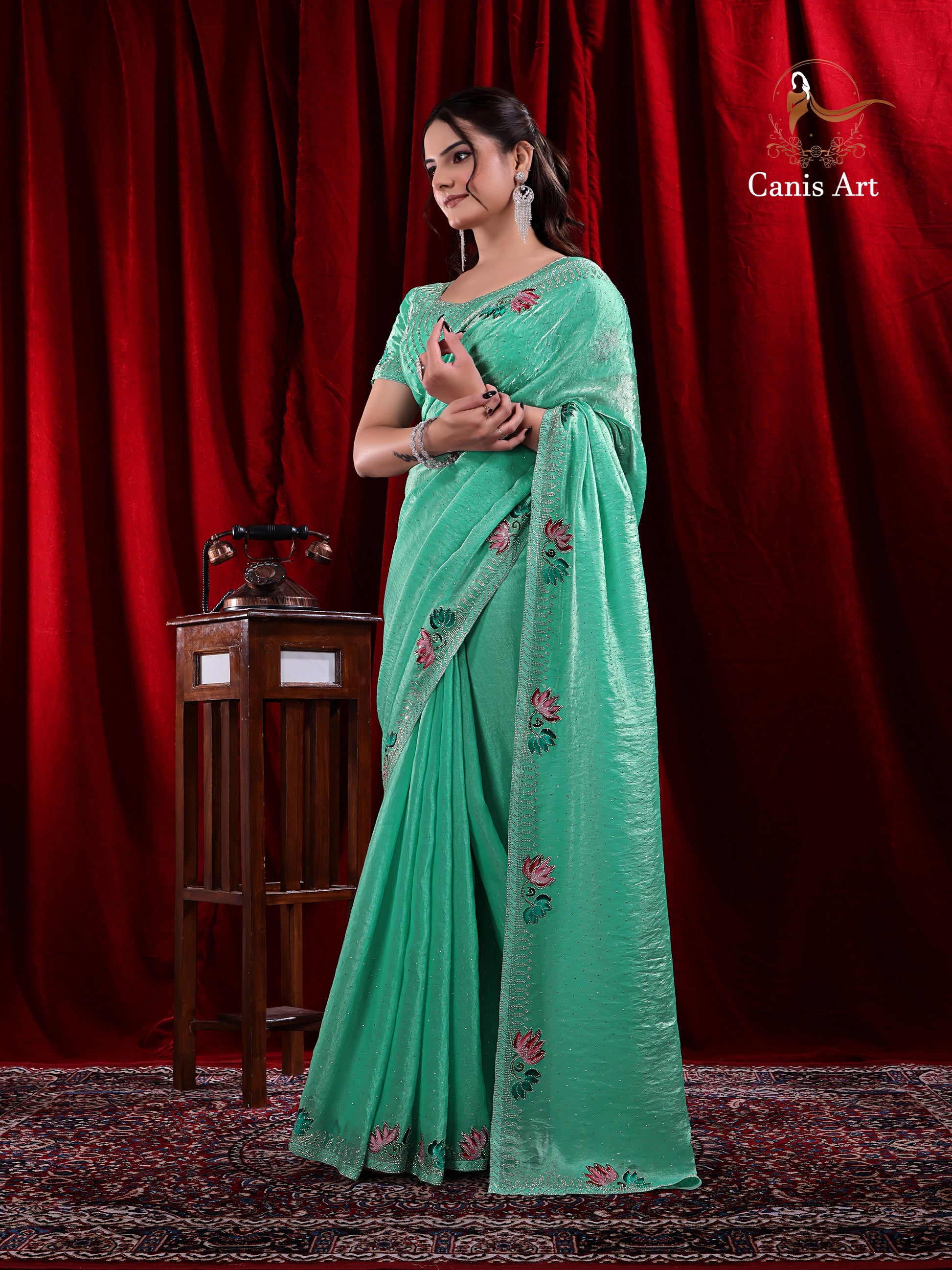 Heavy fendy satin silk