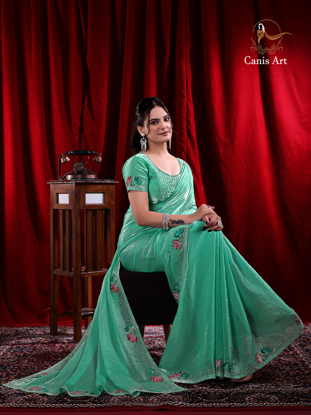 Heavy fendy satin silk