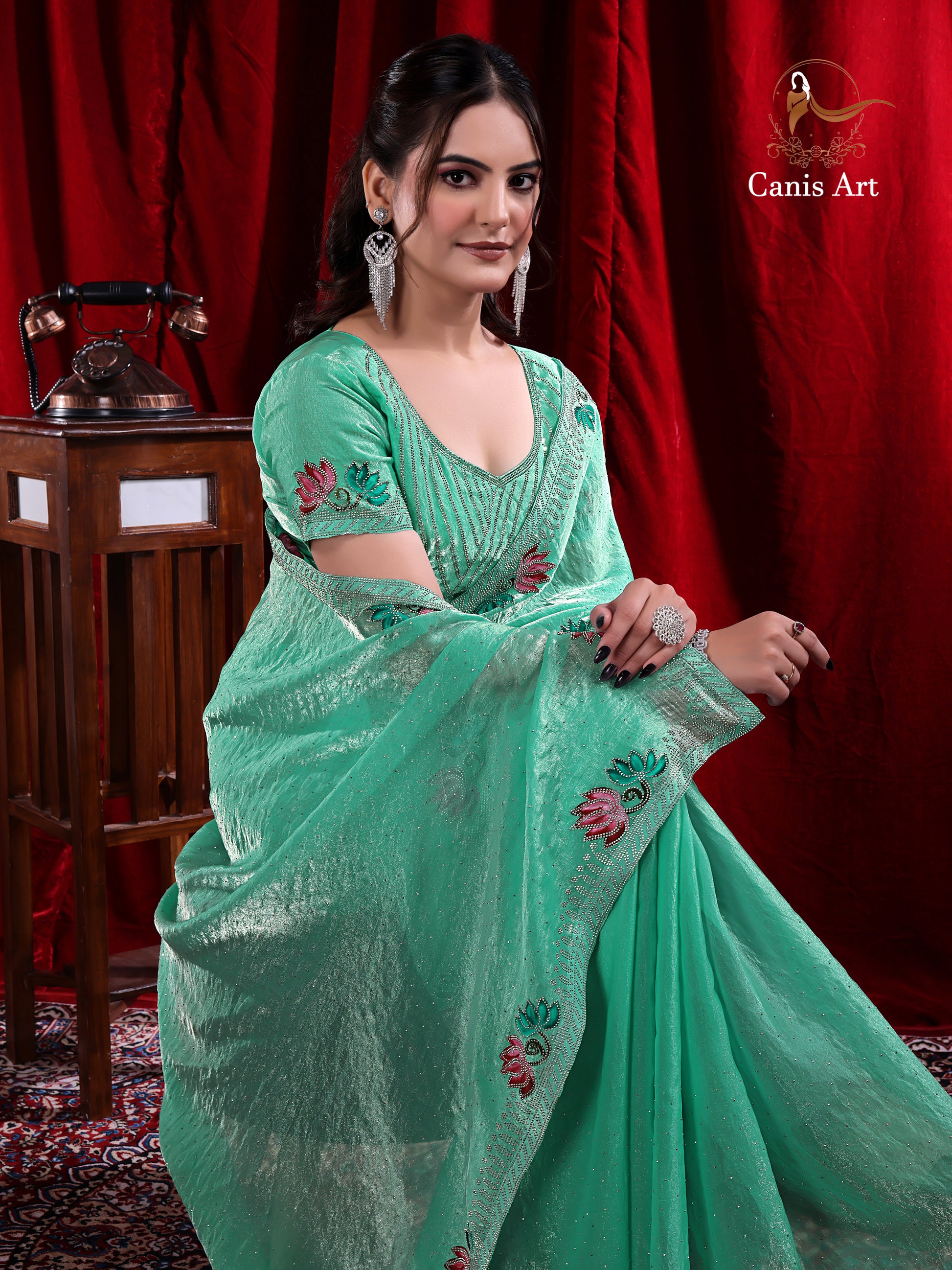 Heavy fendy satin silk