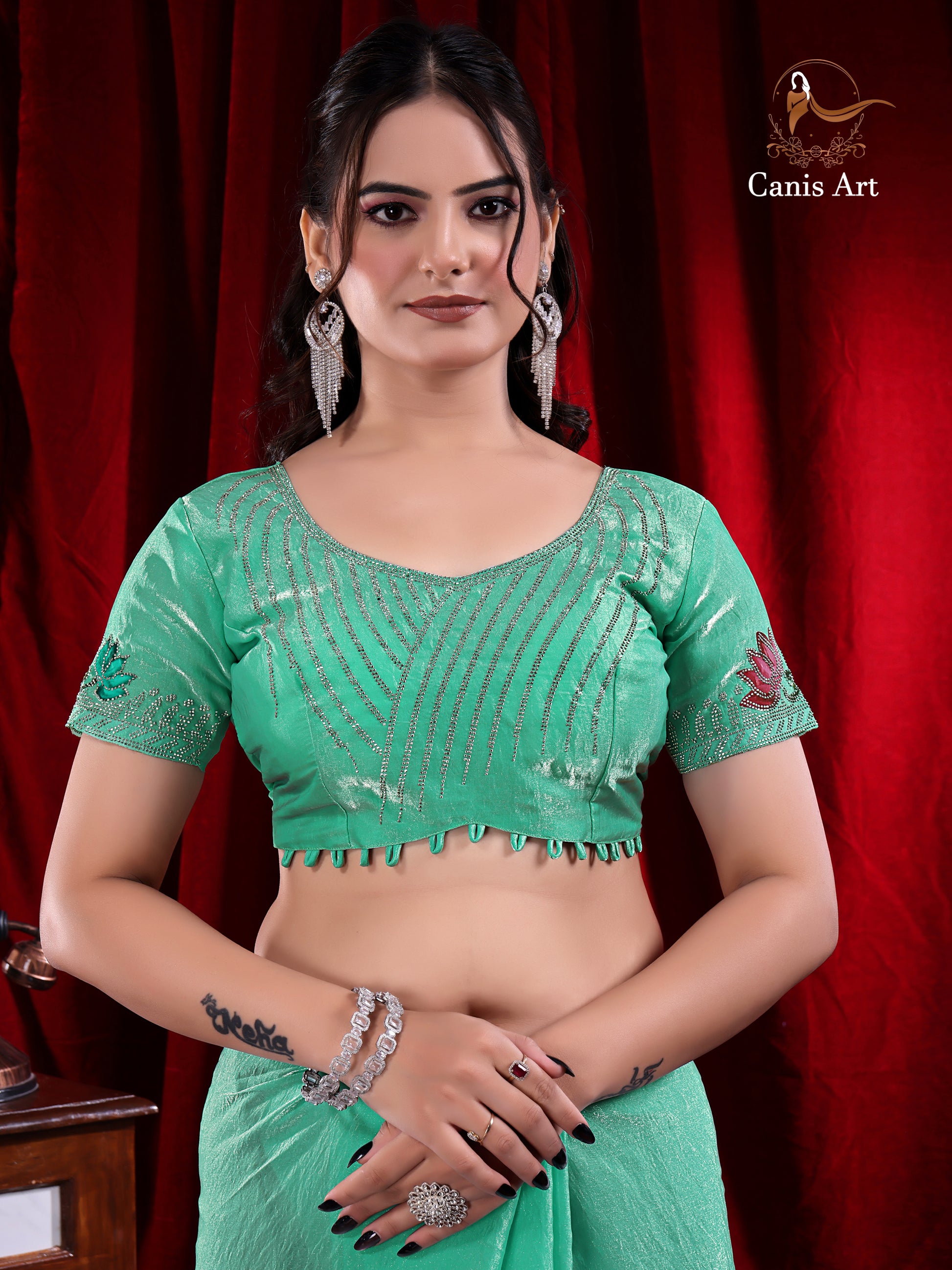 Heavy fendy satin silk