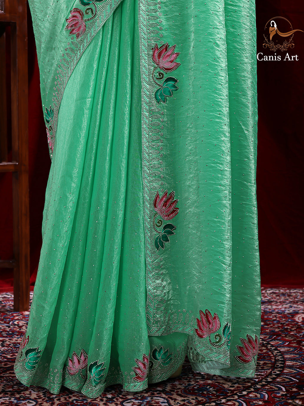 Heavy fendy satin silk