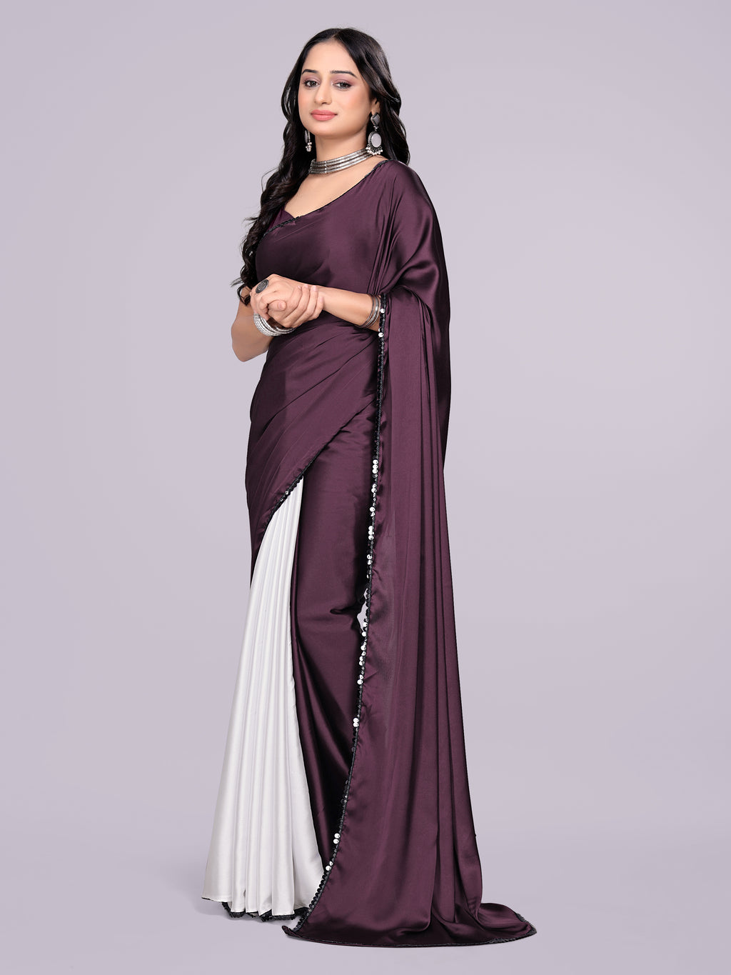 wine dark white - half white