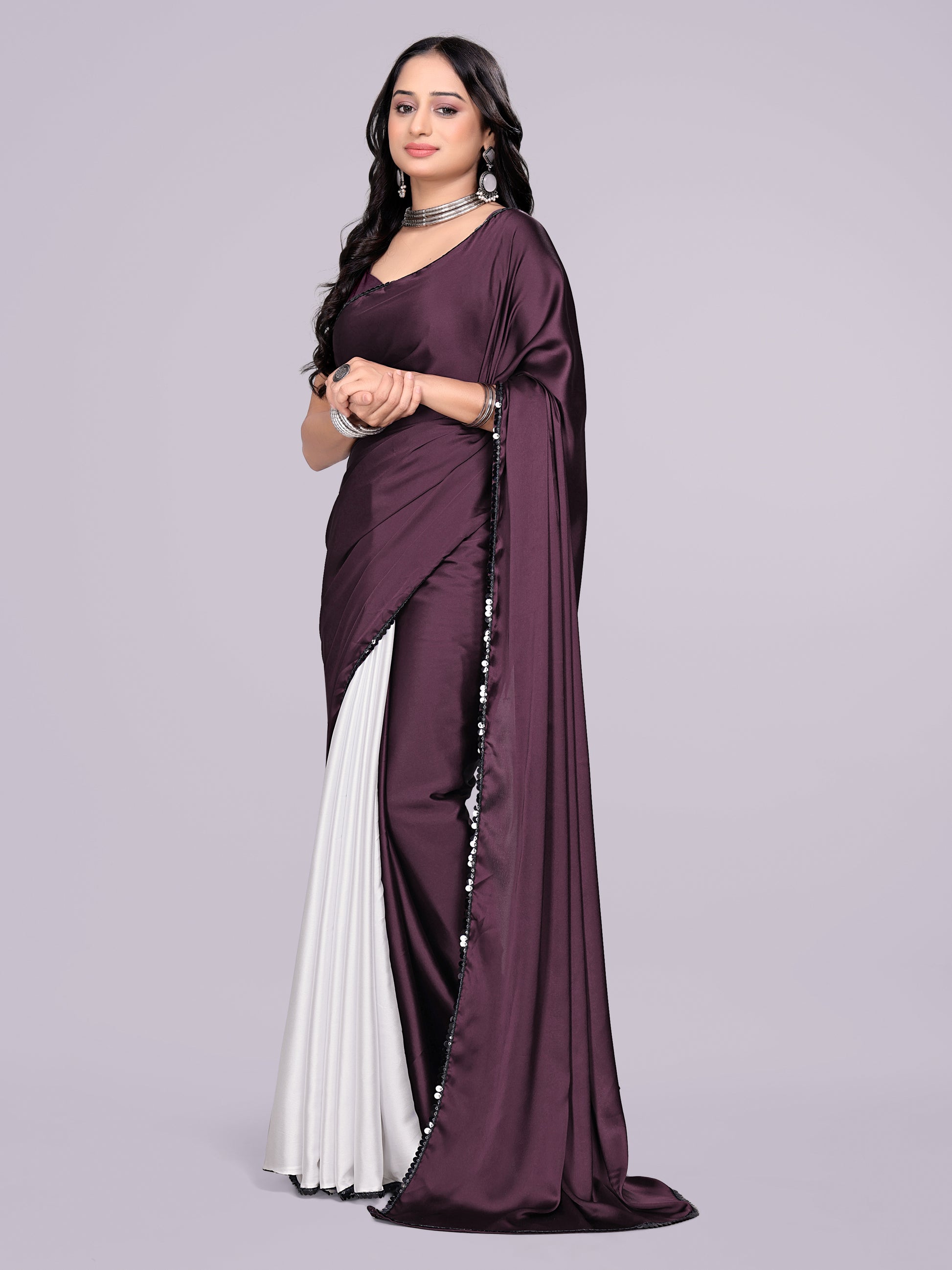 wine dark white - half white