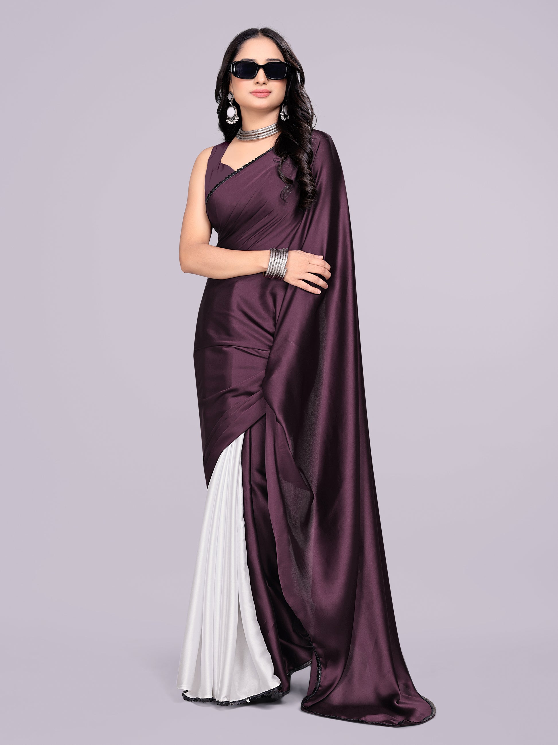 wine dark white - half white