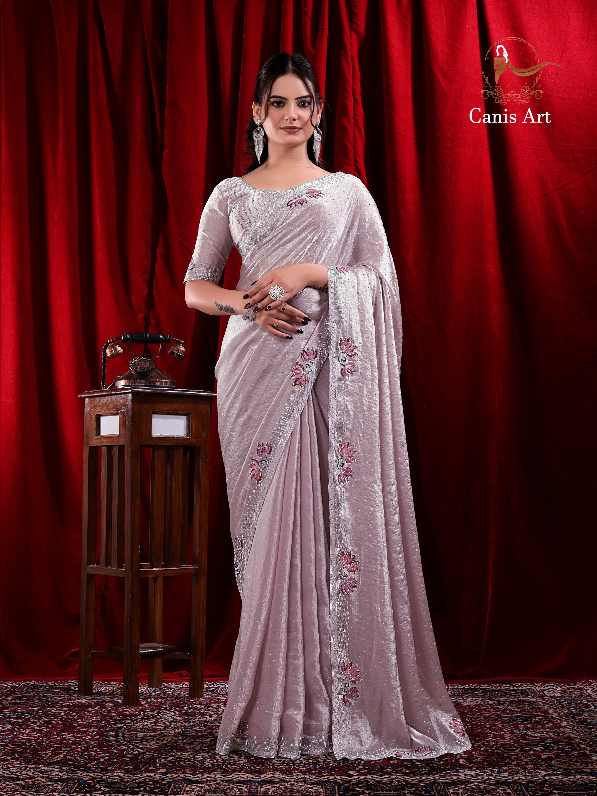 Heavy fendy satin silk