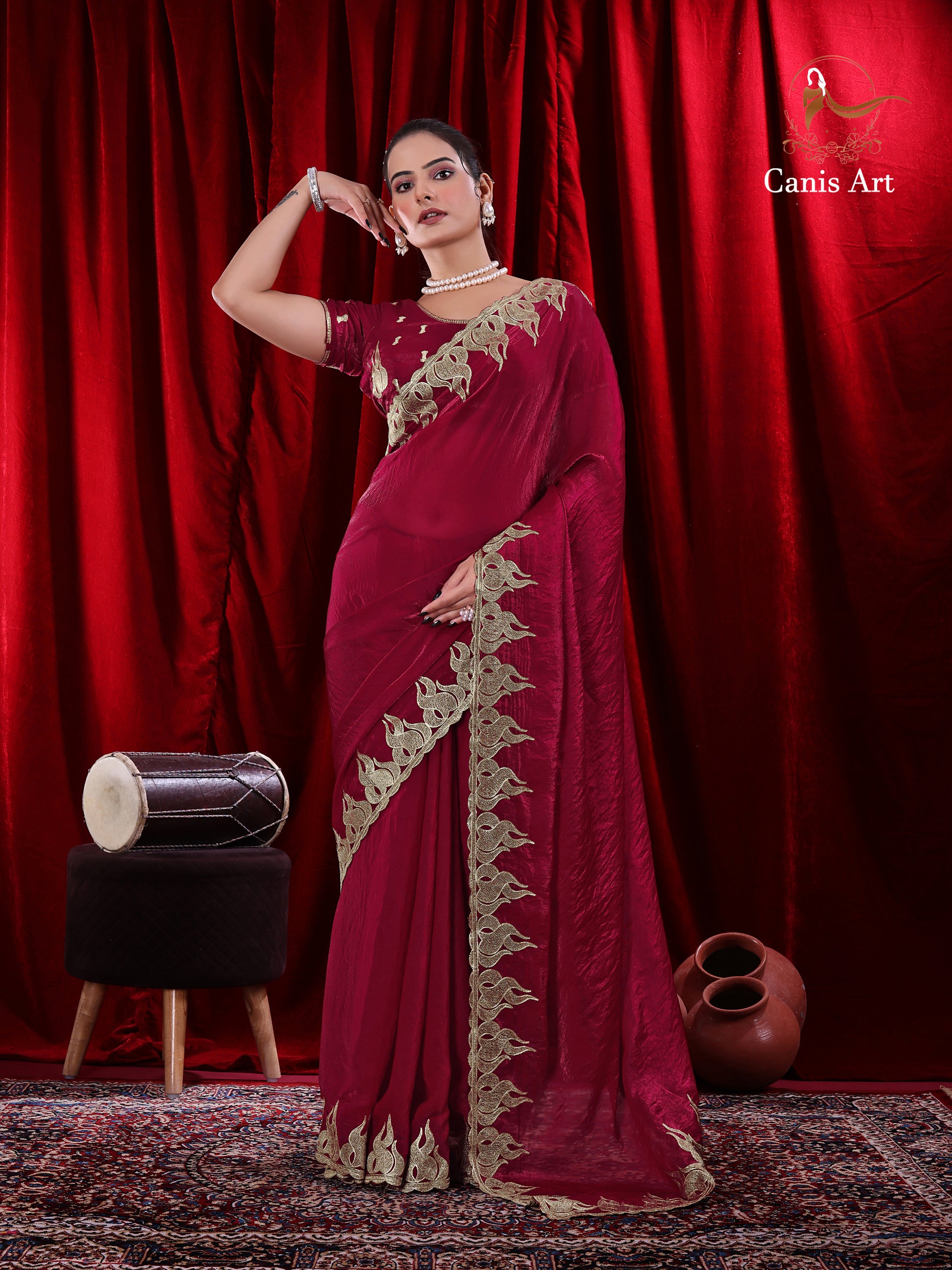 Heavy fendy satin silk