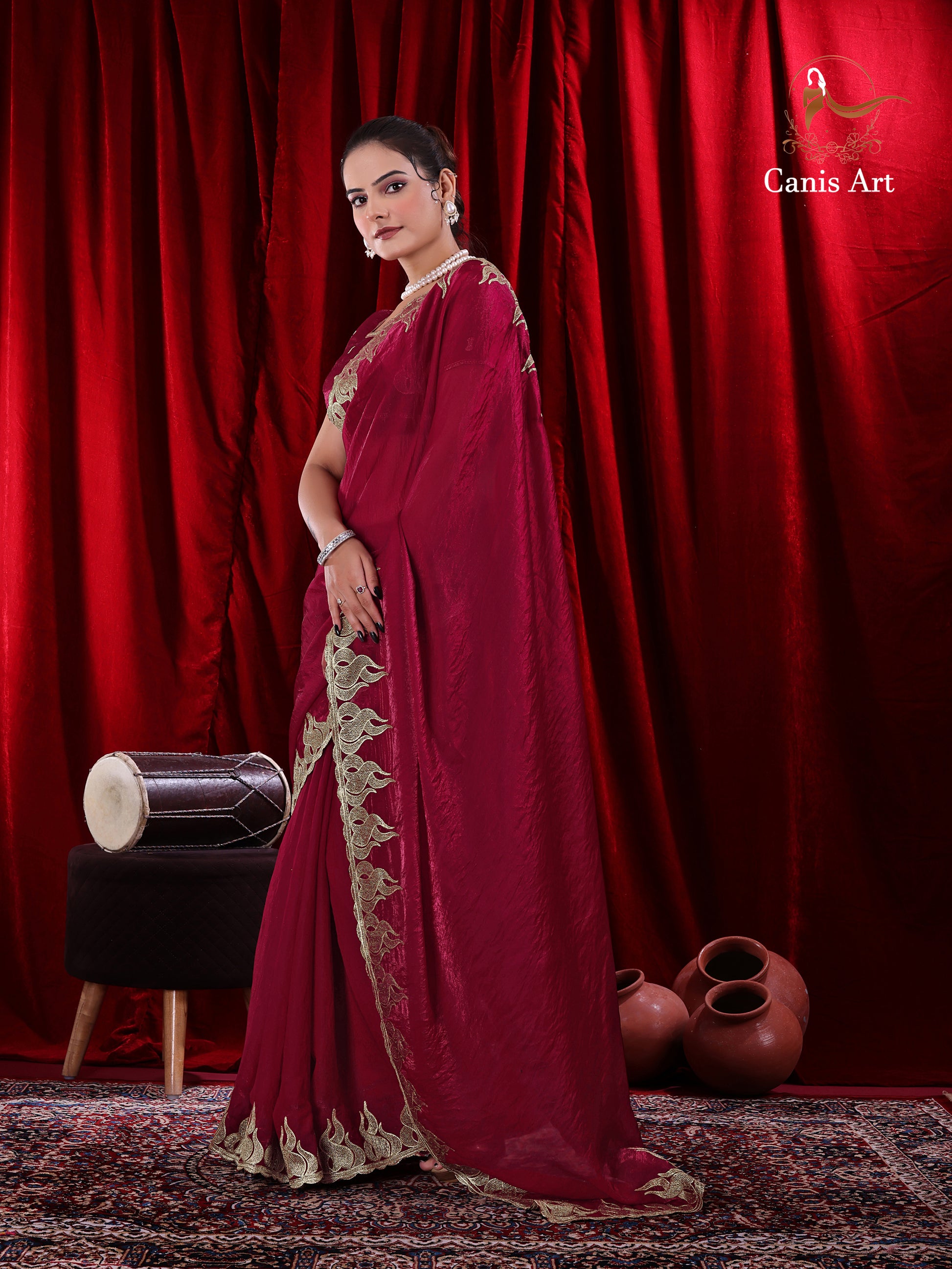 Heavy fendy satin silk