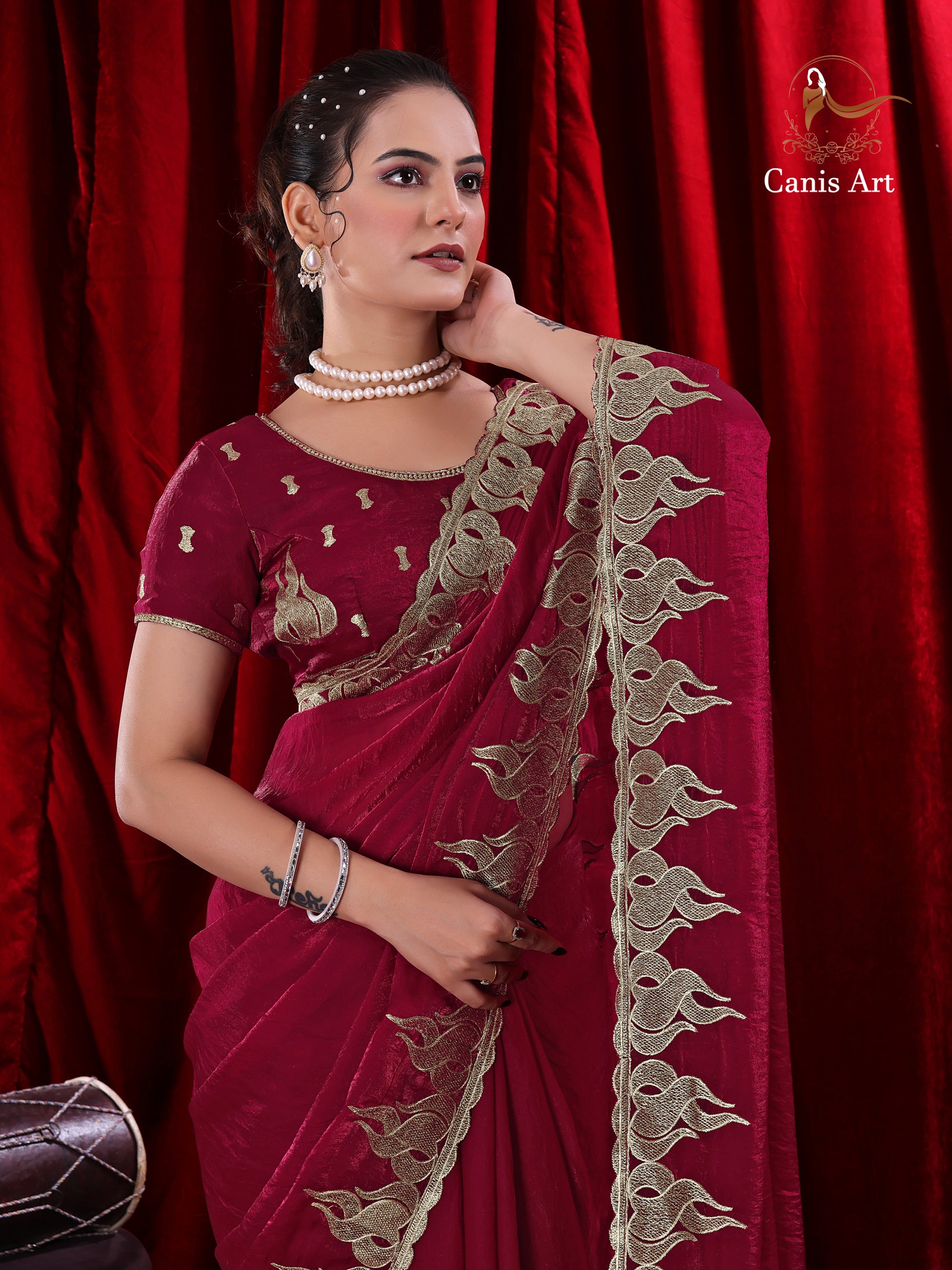 Heavy fendy satin silk