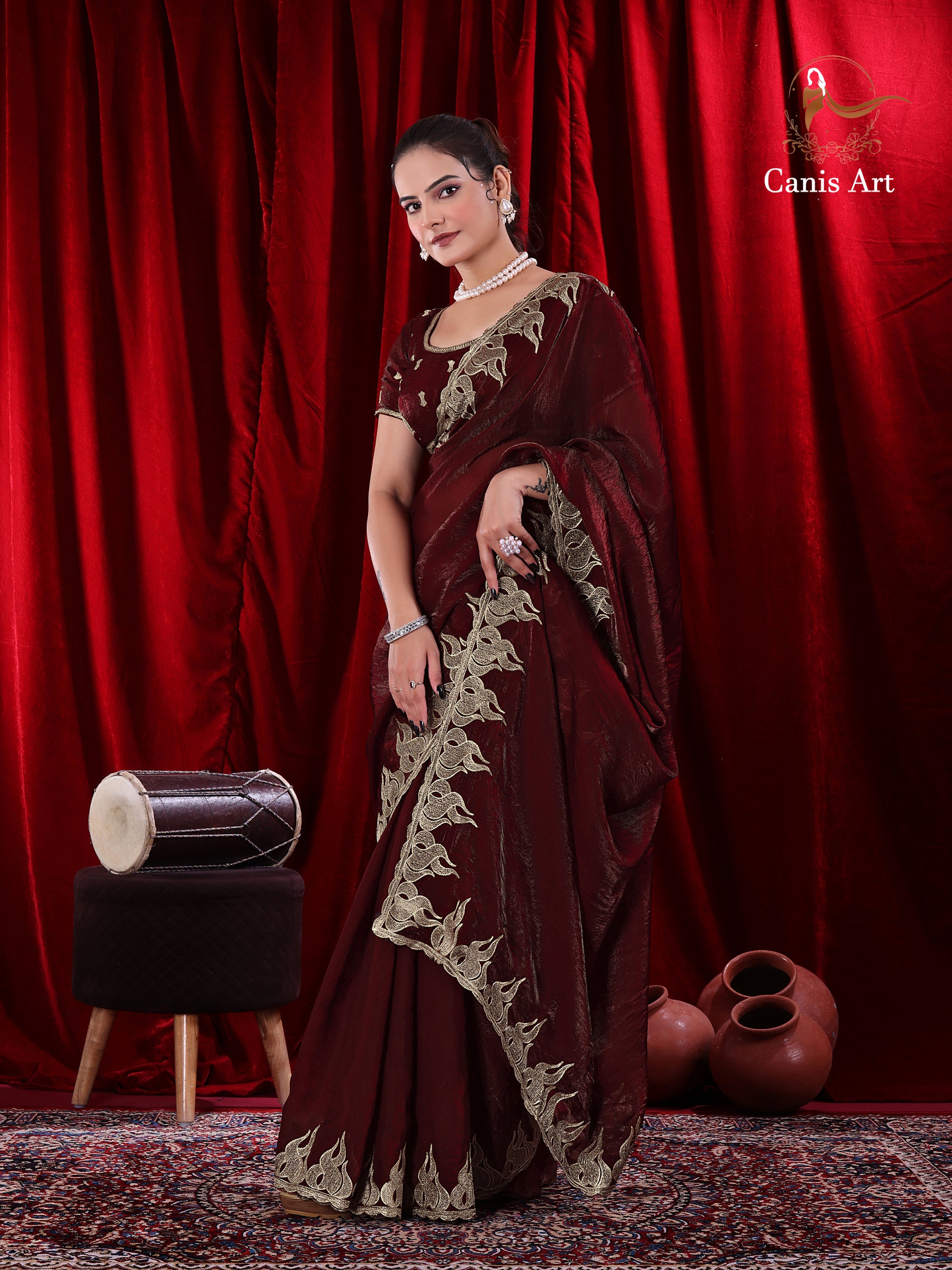 Heavy fendy satin silk