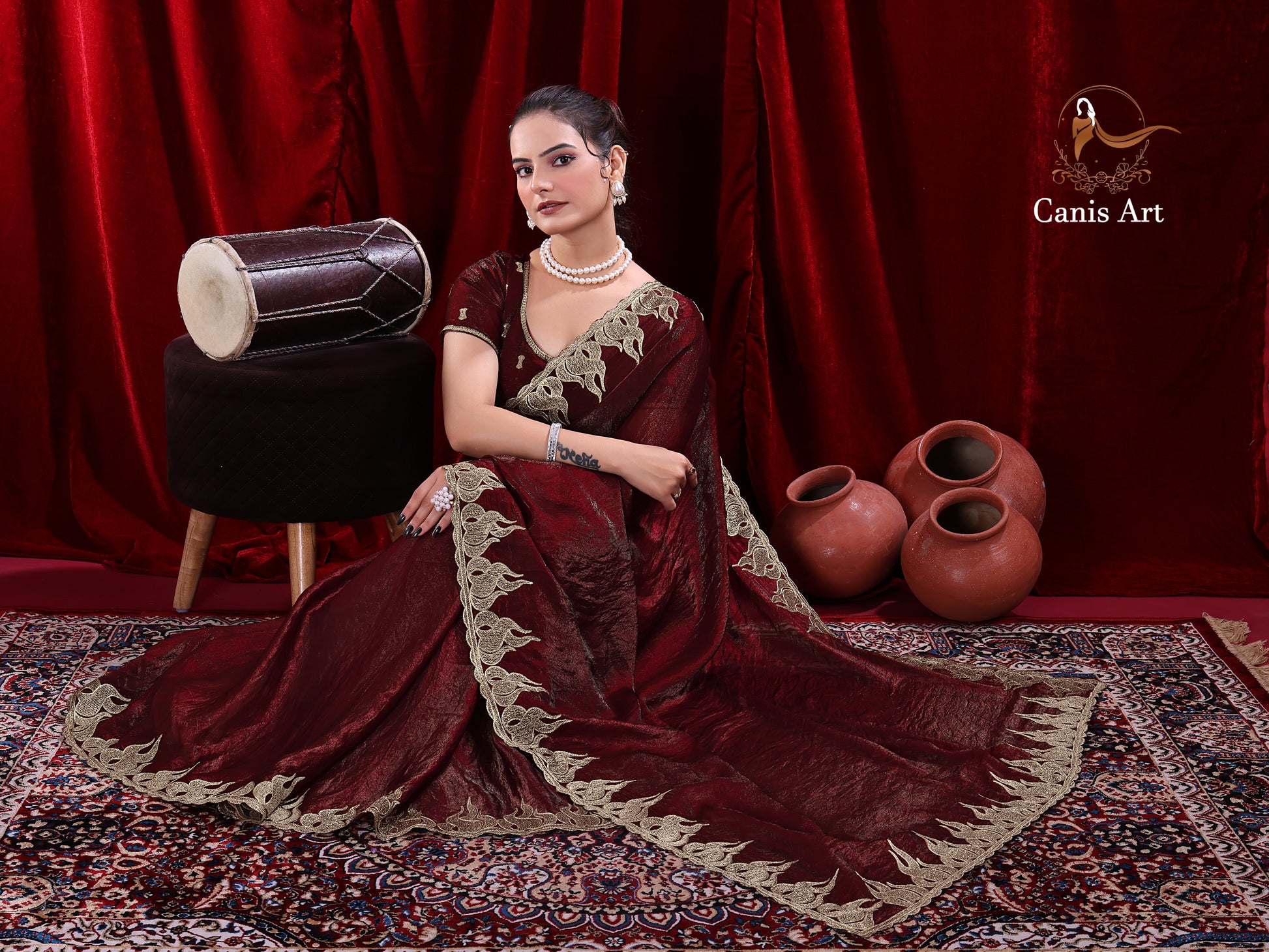 Heavy fendy satin silk