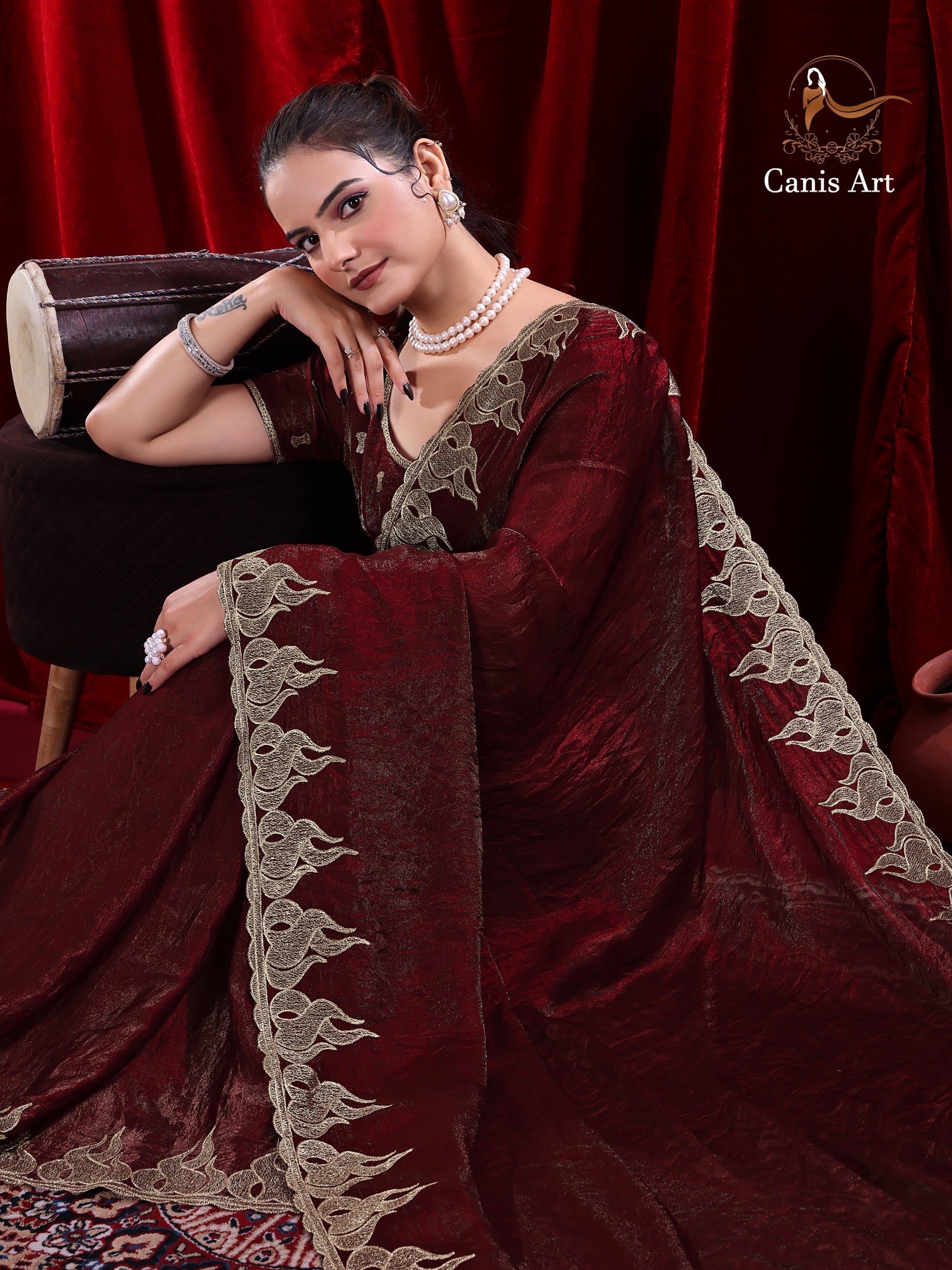 Heavy fendy satin silk