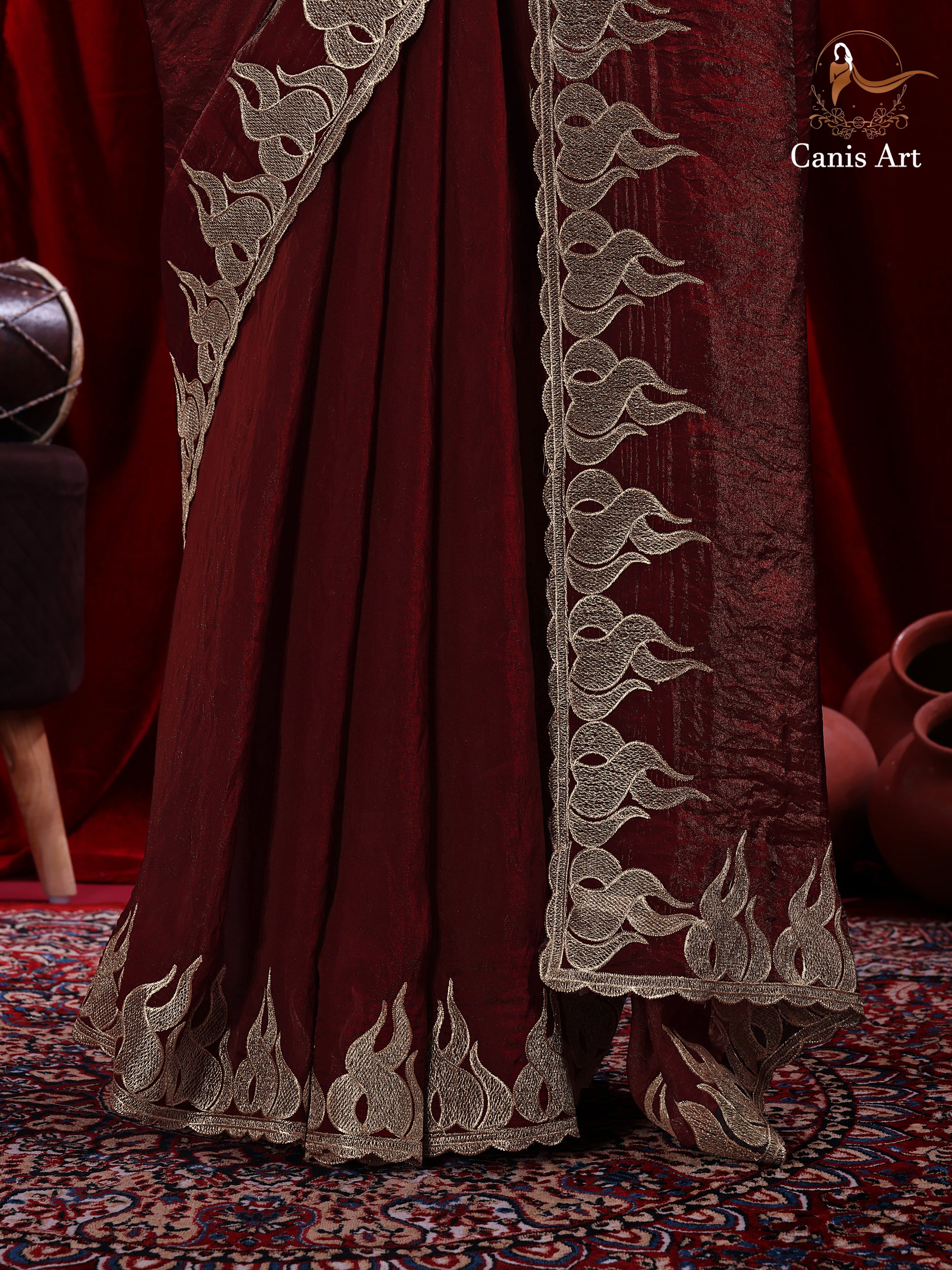 Heavy fendy satin silk