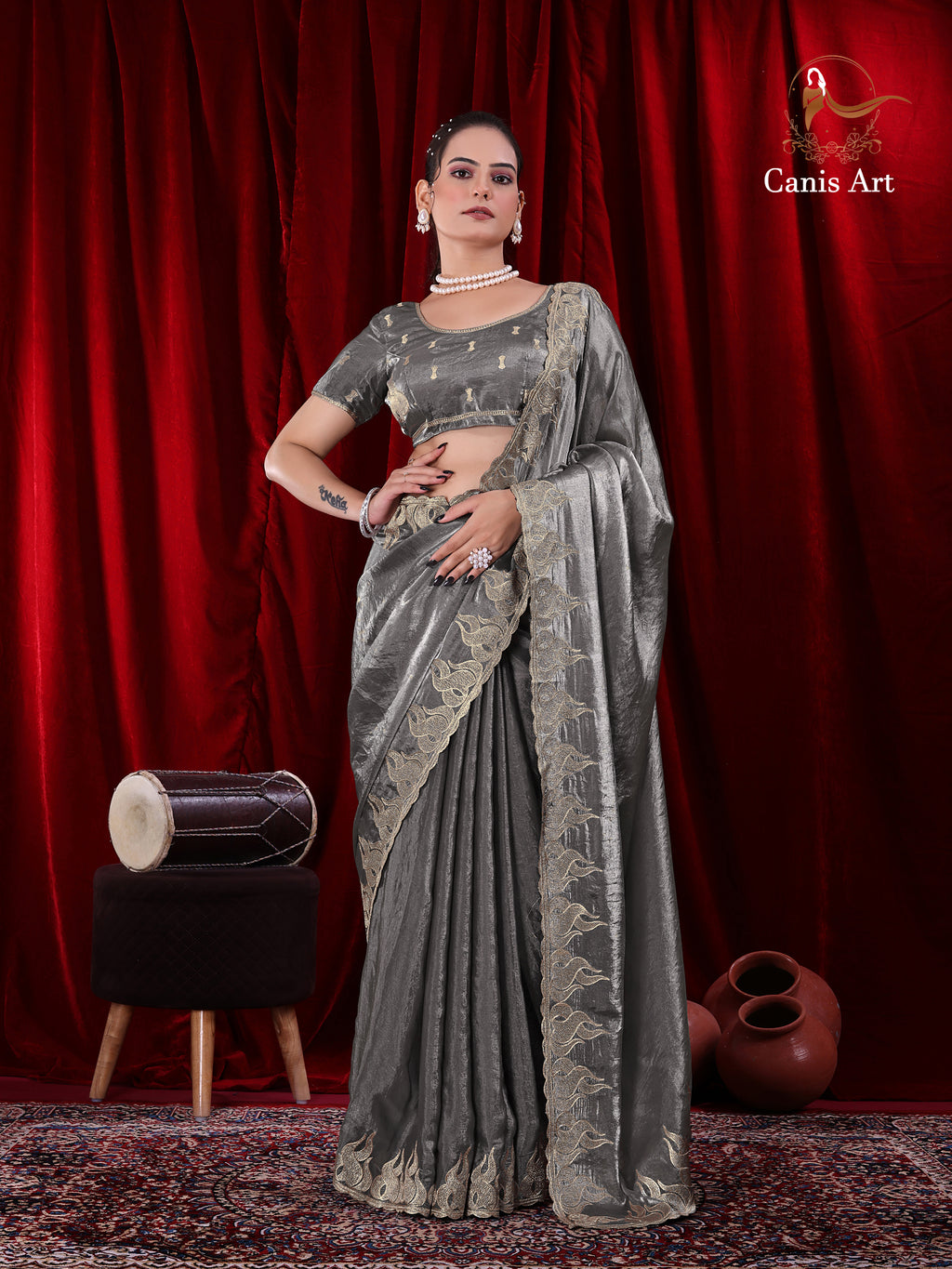 Heavy fendy satin silk