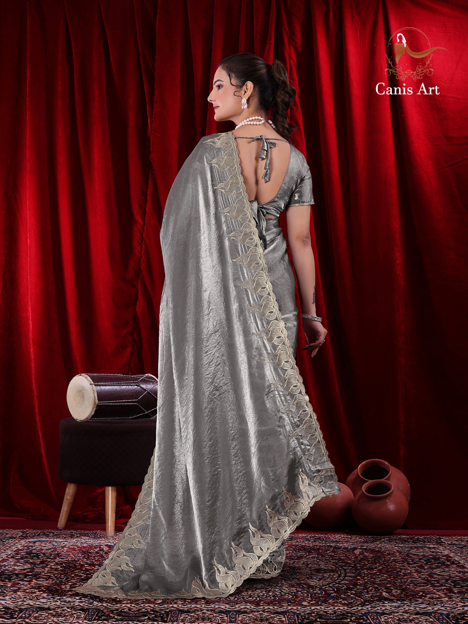 Heavy fendy satin silk