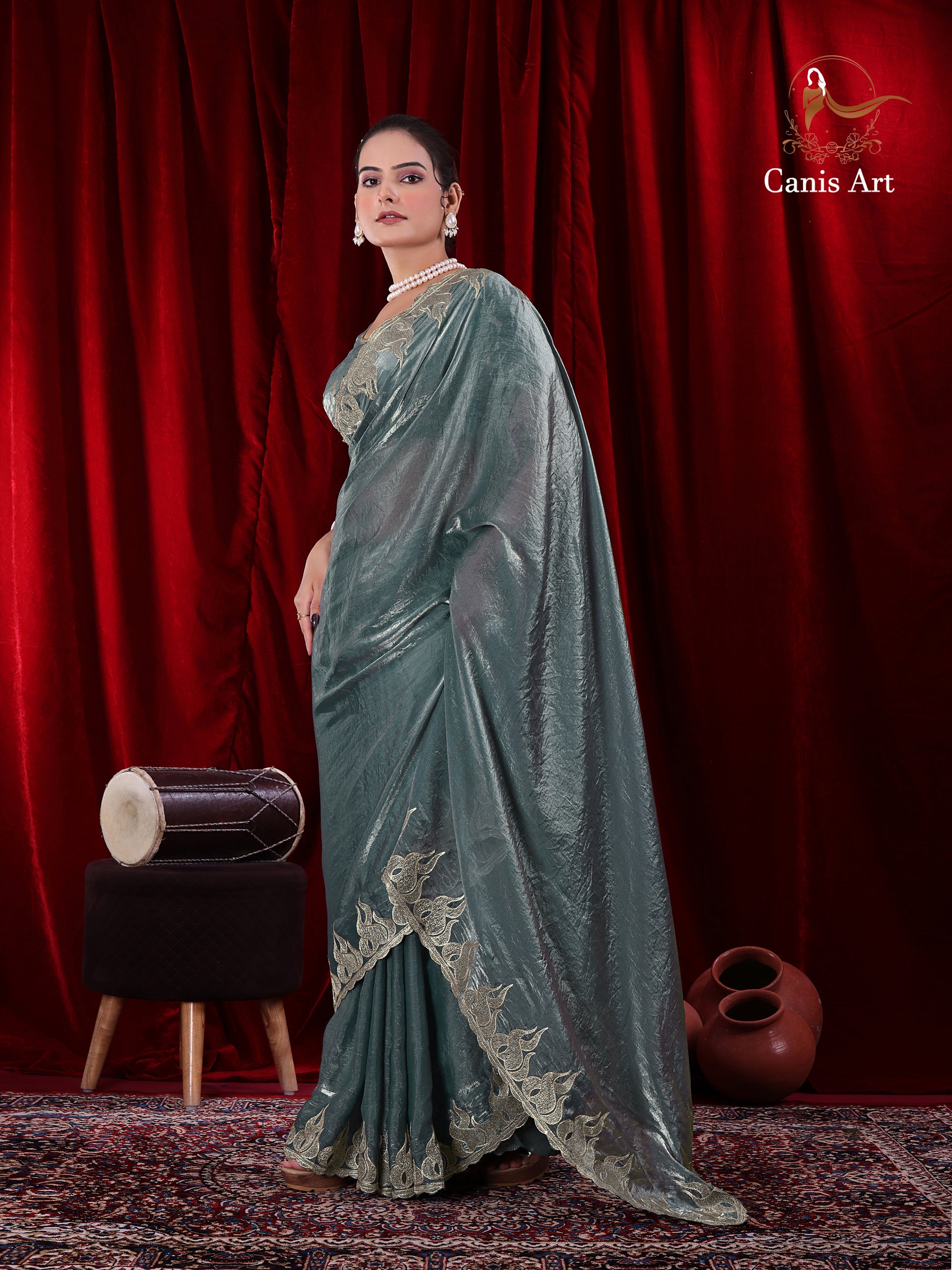 Heavy fendy satin silk