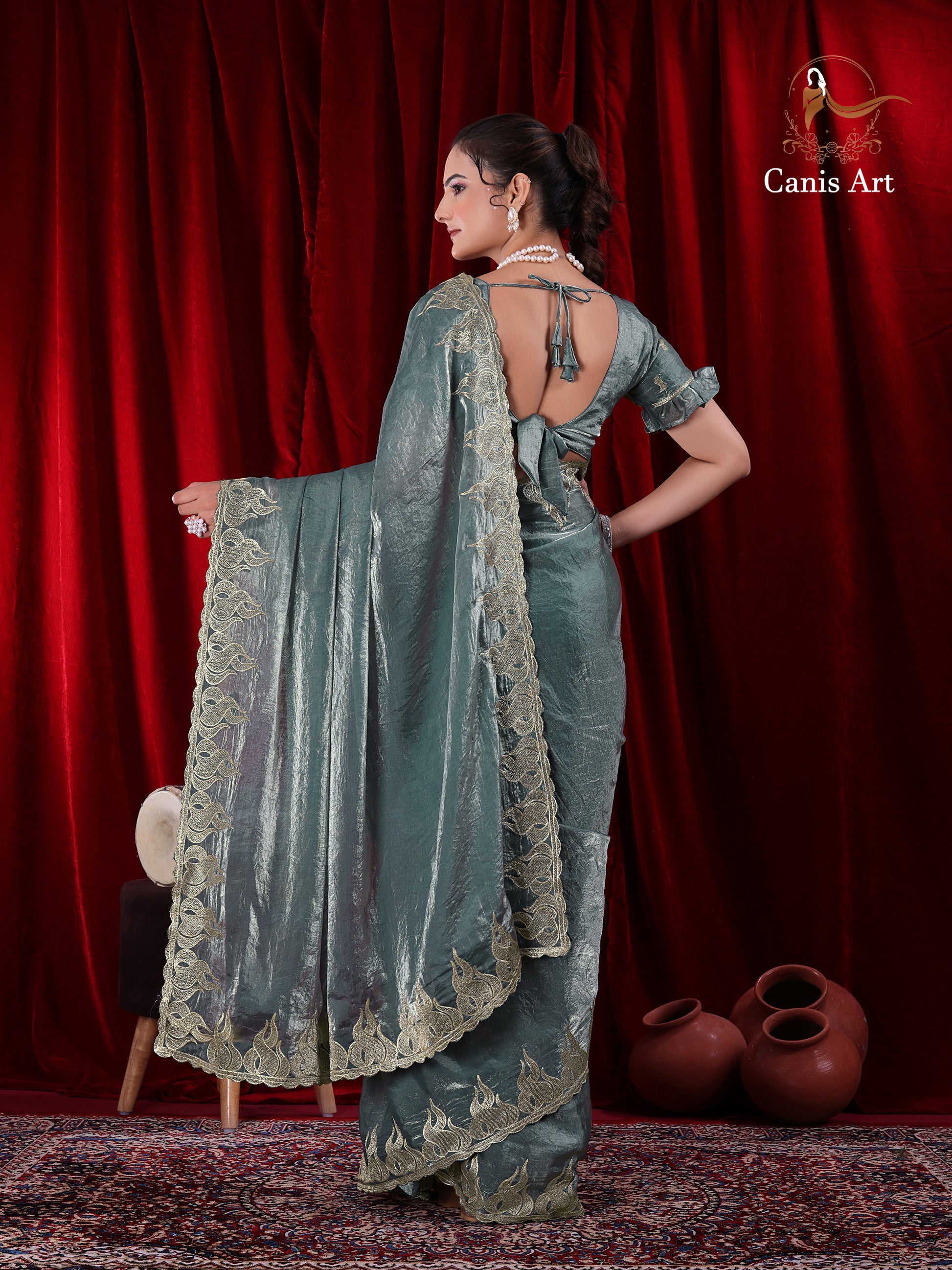 Heavy fendy satin silk
