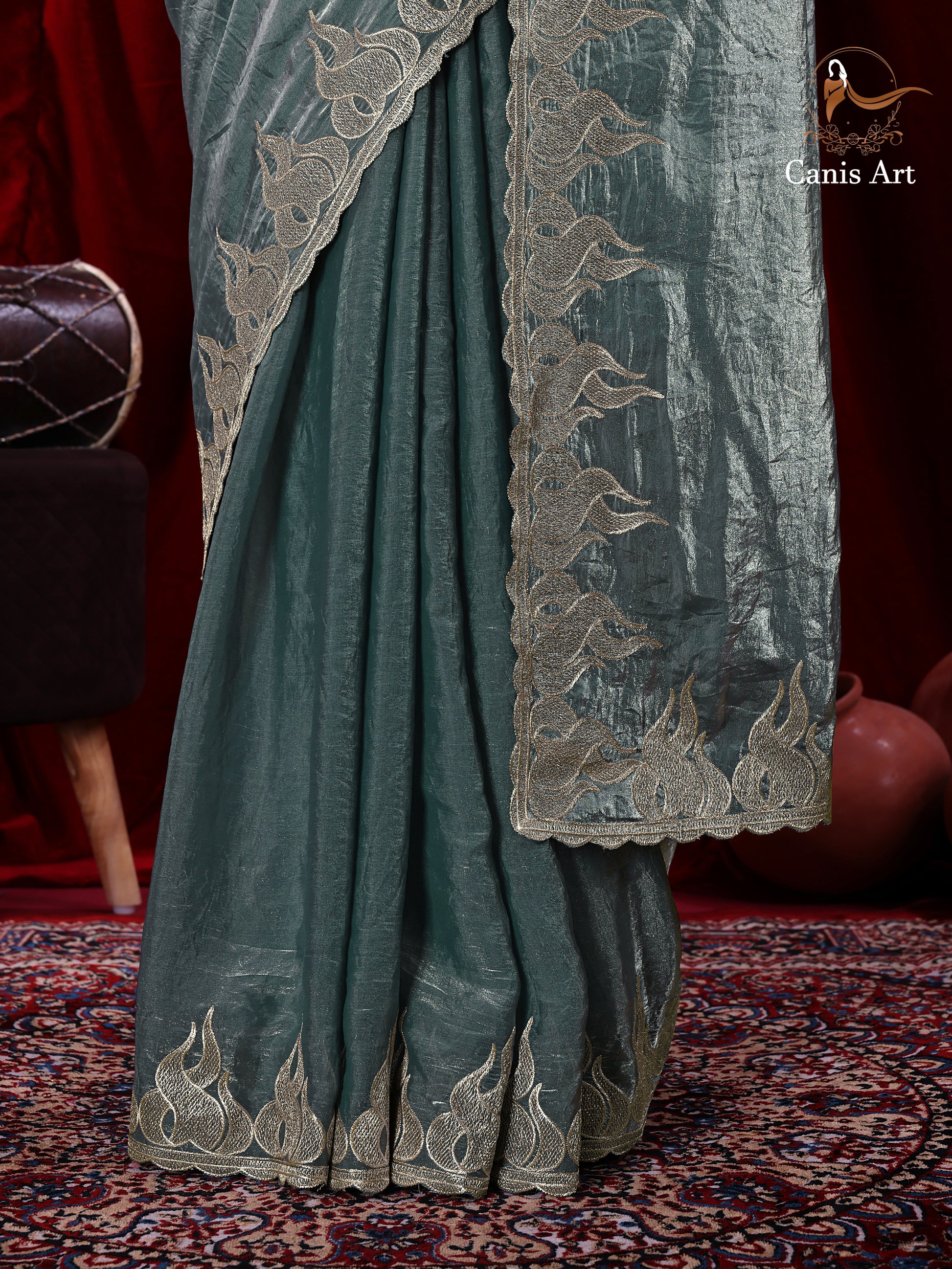 Heavy fendy satin silk