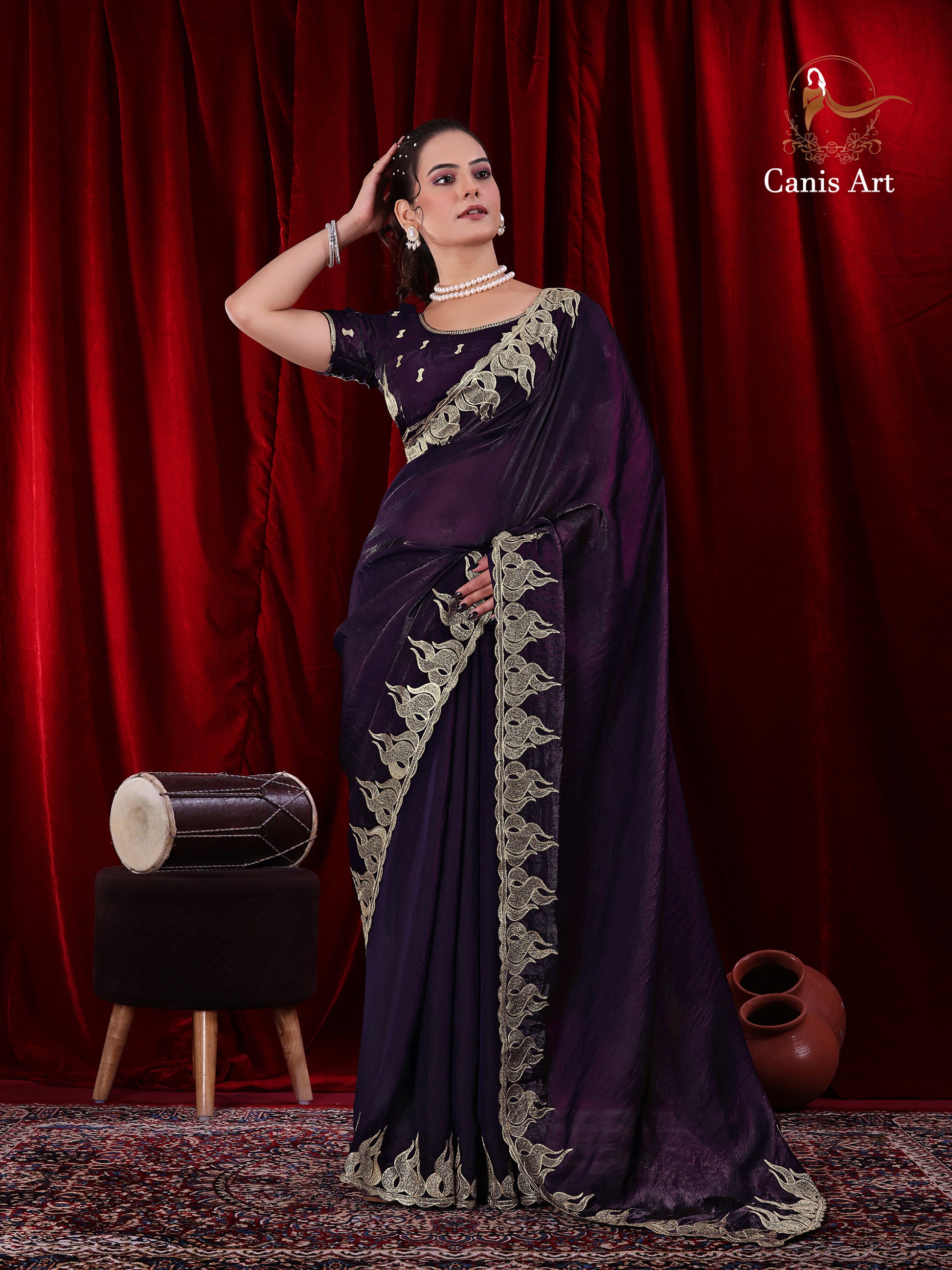 Heavy fendy satin silk