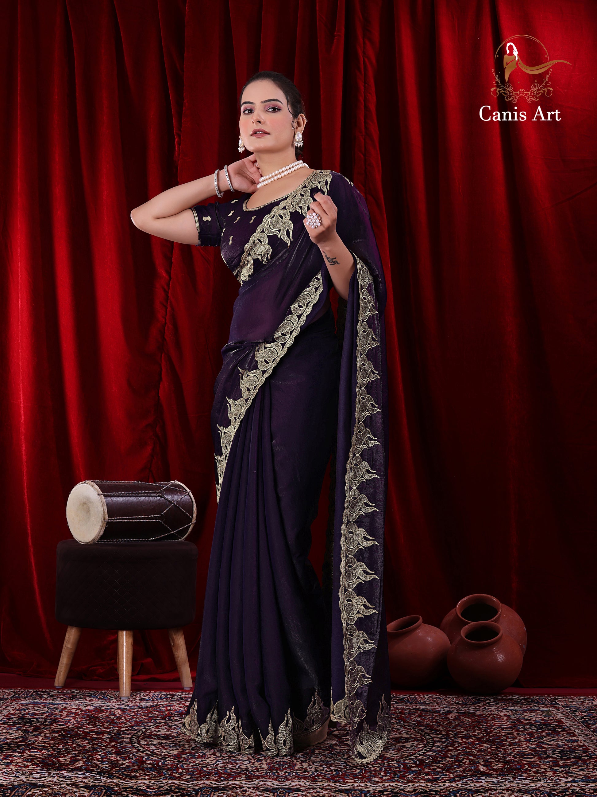 Heavy fendy satin silk