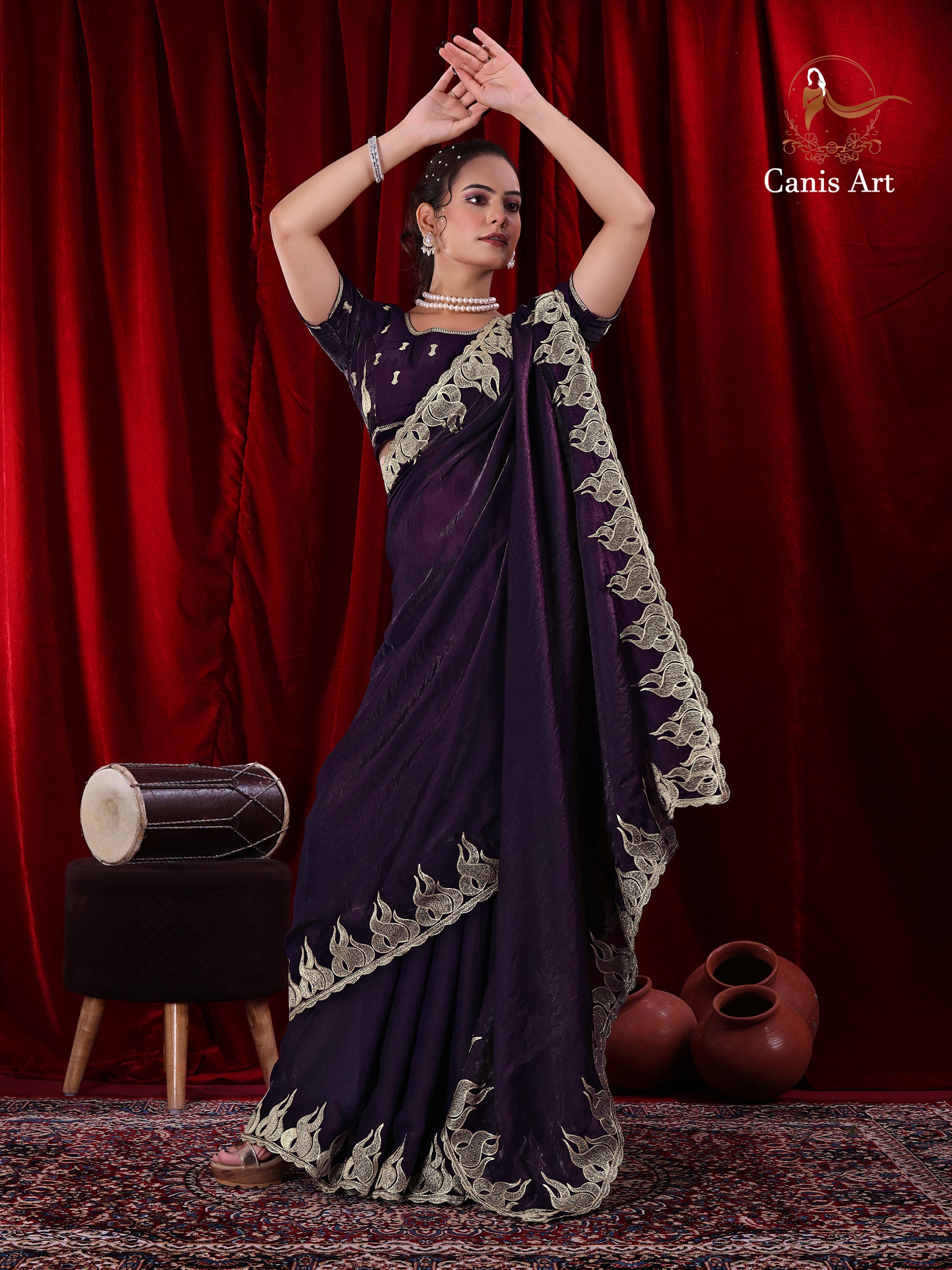 Heavy fendy satin silk